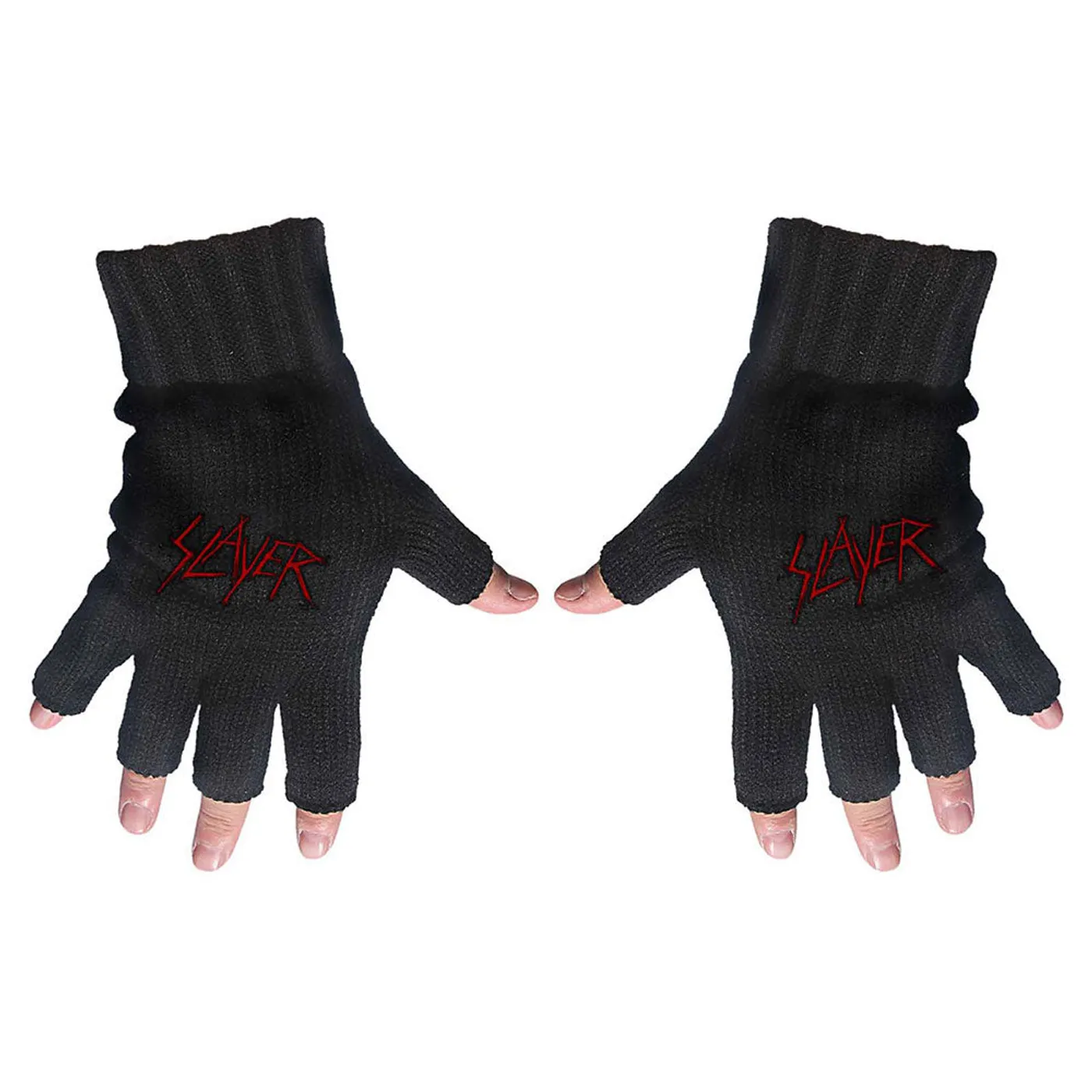 Slayer Gloves - Scratched Logo