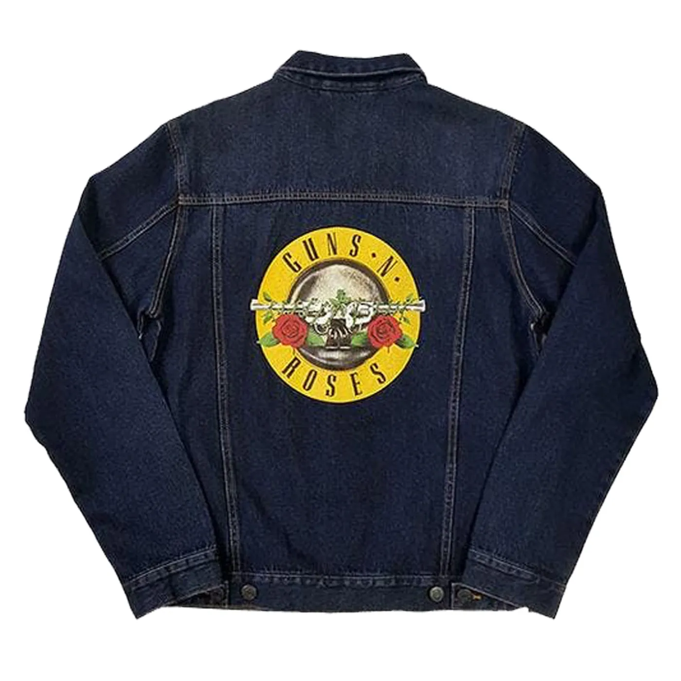 Guns N' Roses Denim Jacket - Classic Logo (With Back Print)