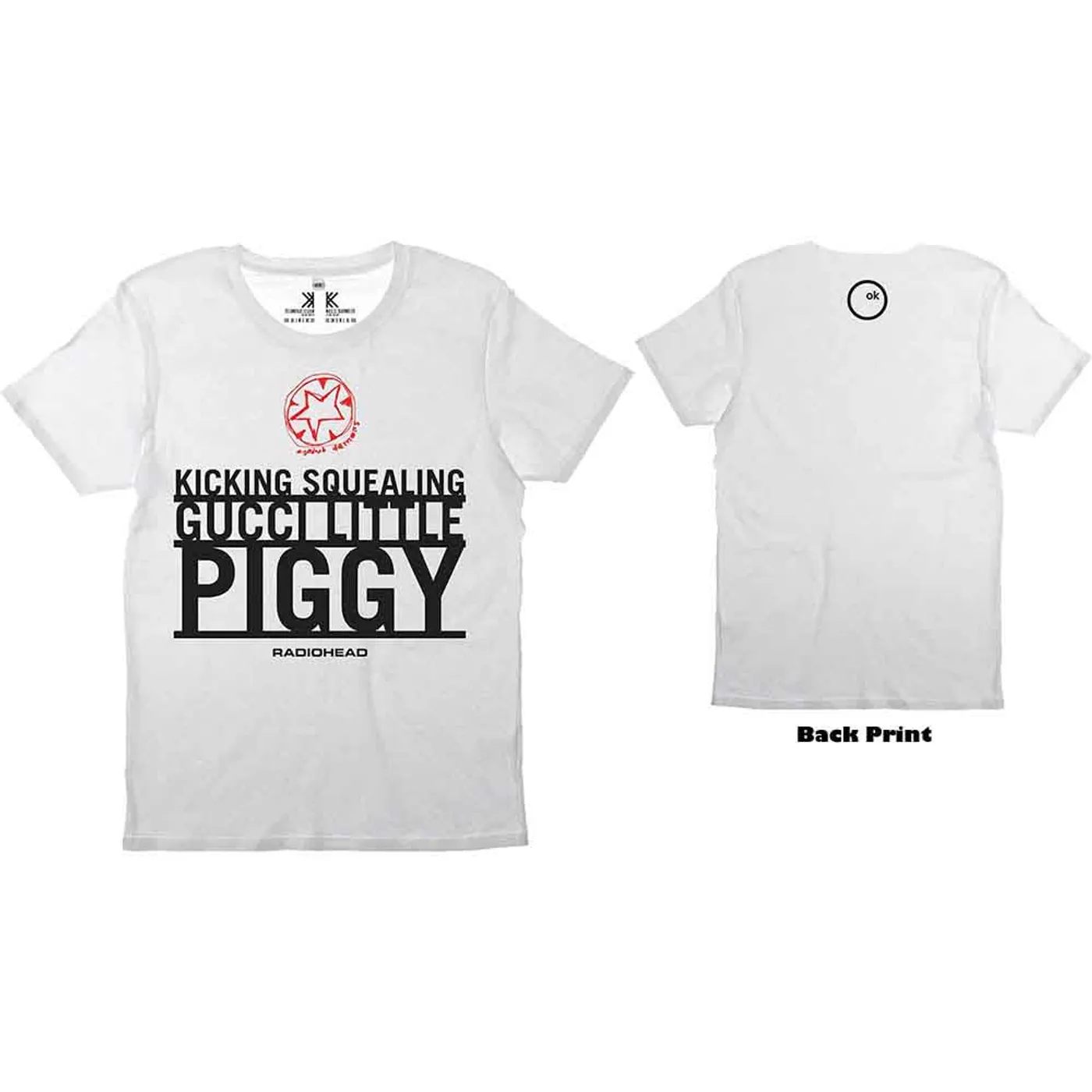 Radiohead T Shirt - Gucci Piggy