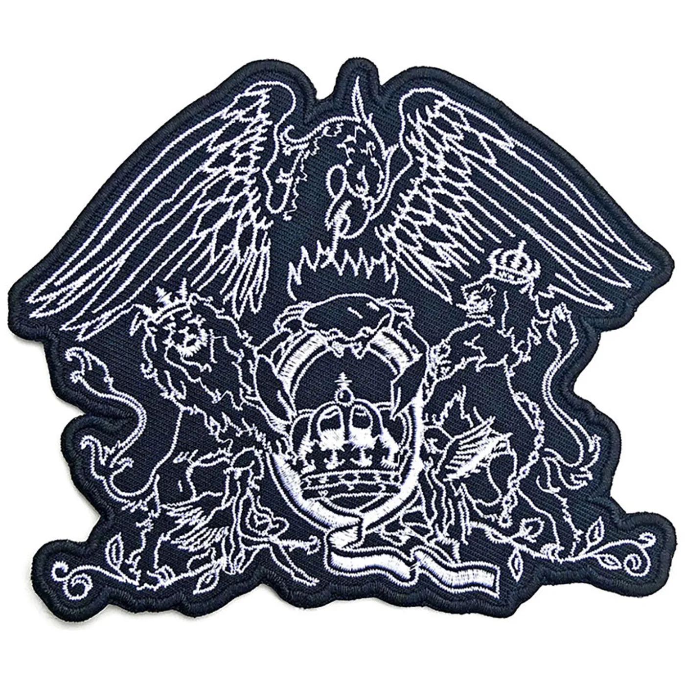 Queen Patch - Cut-Out Crest Woven Patch