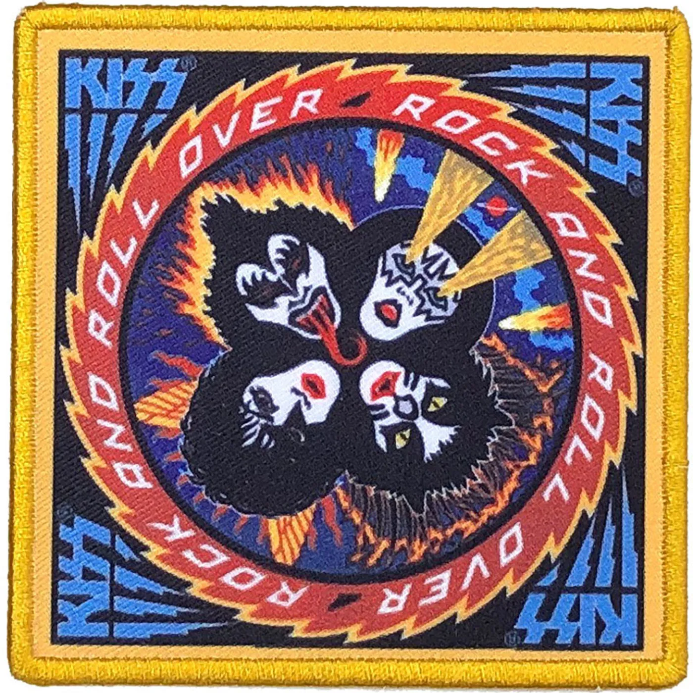 Kiss Patch - Rock And Roll Over Printed Patch