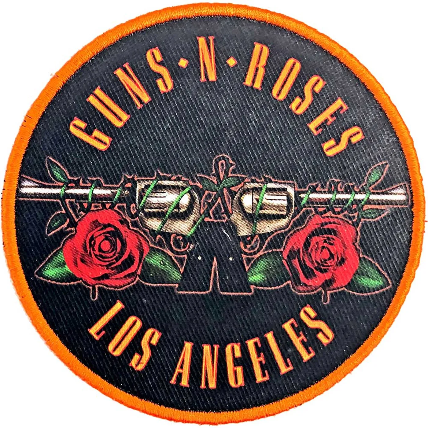 Guns N' Roses Patch - Los Angeles Orange Printed Patch