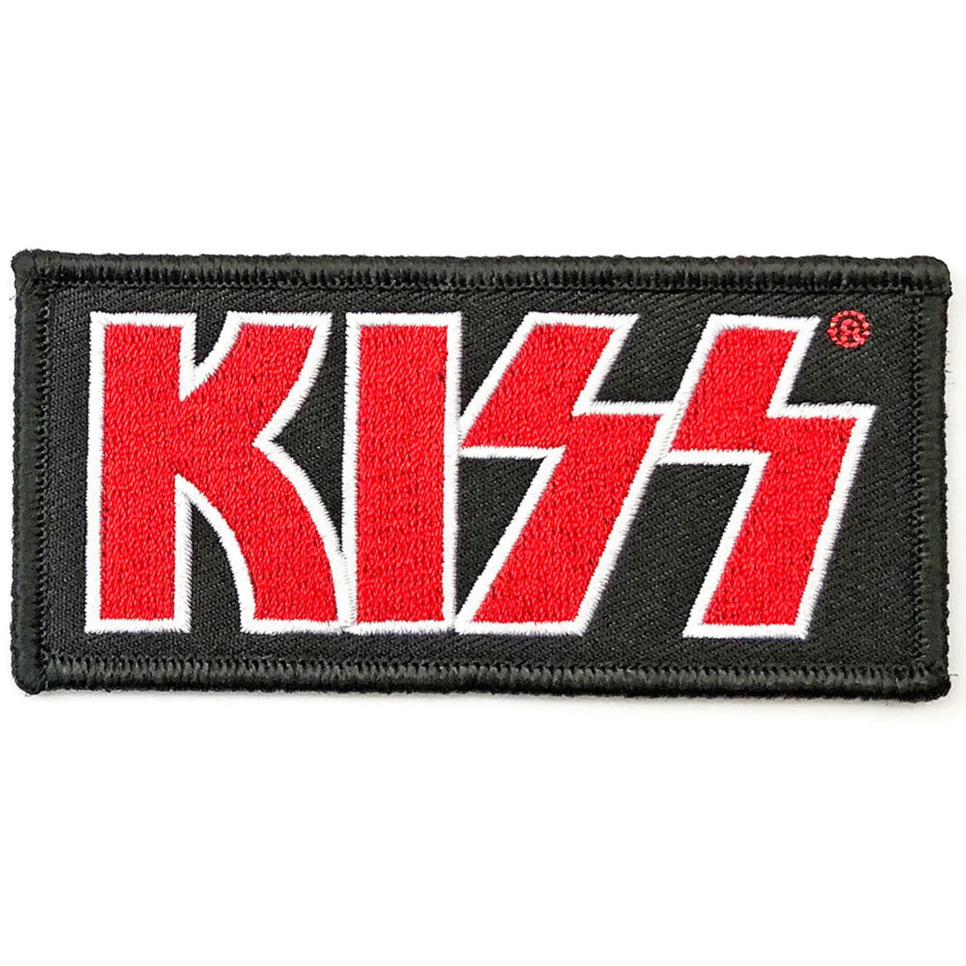 Kiss Patch - Red Logo Woven Patch