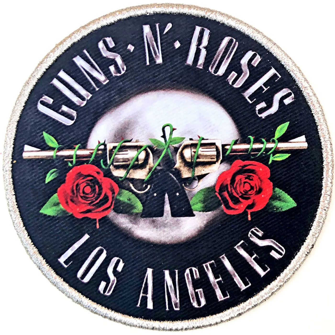 Guns N' Roses Patch - Los Angeles Silver Printed Patch