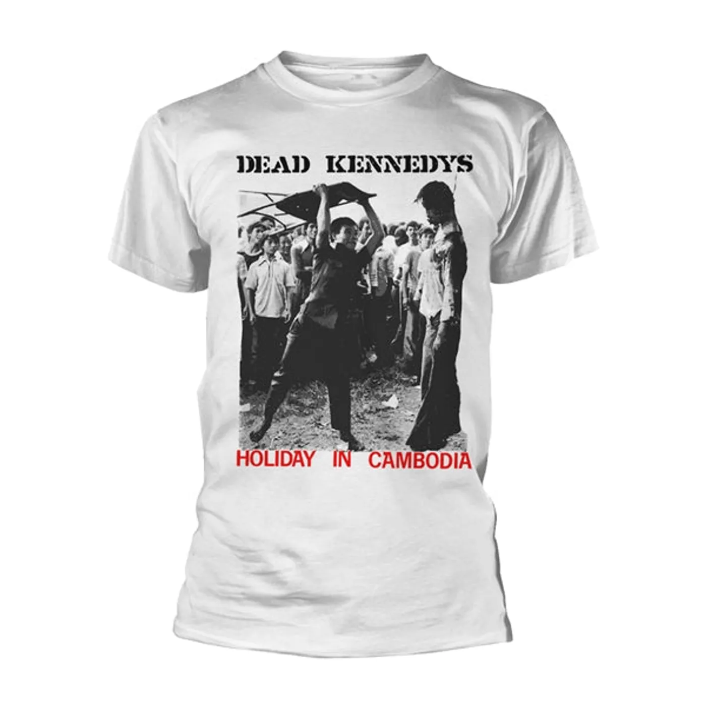 Dead Kennedys T-Shirt - Holiday In Cambodia (White)