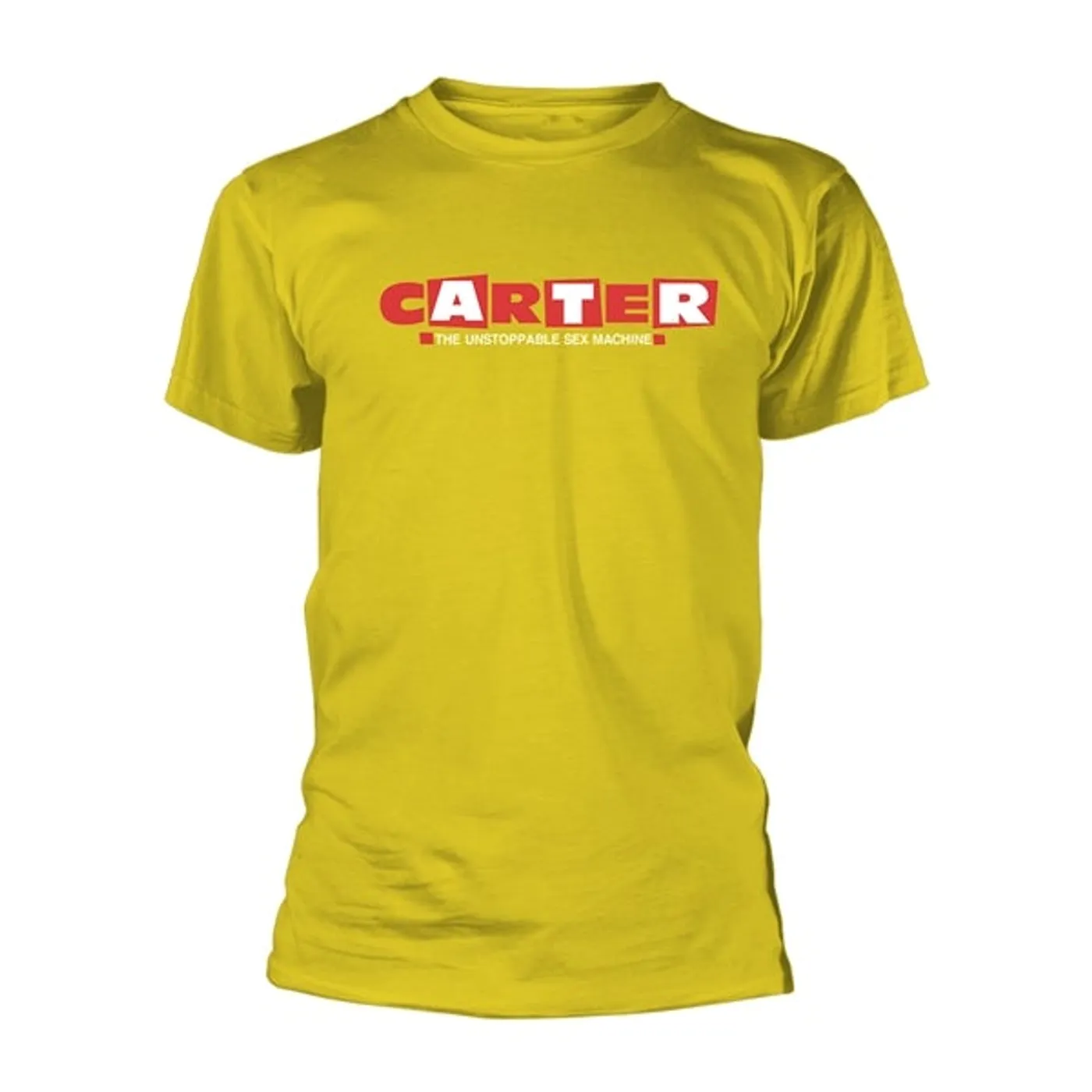 Carter The Unstoppable Sex Machine T-Shirt - Carter Usm Logo (Yellow)