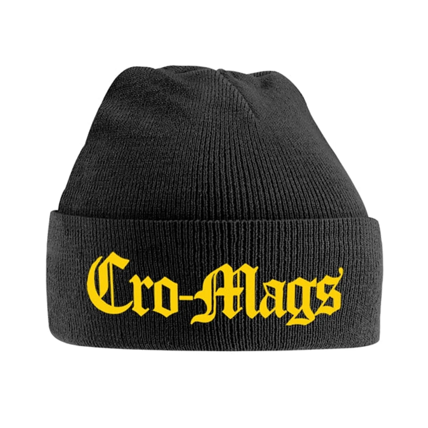 Cro-Mags Beanie - Yellow Logo