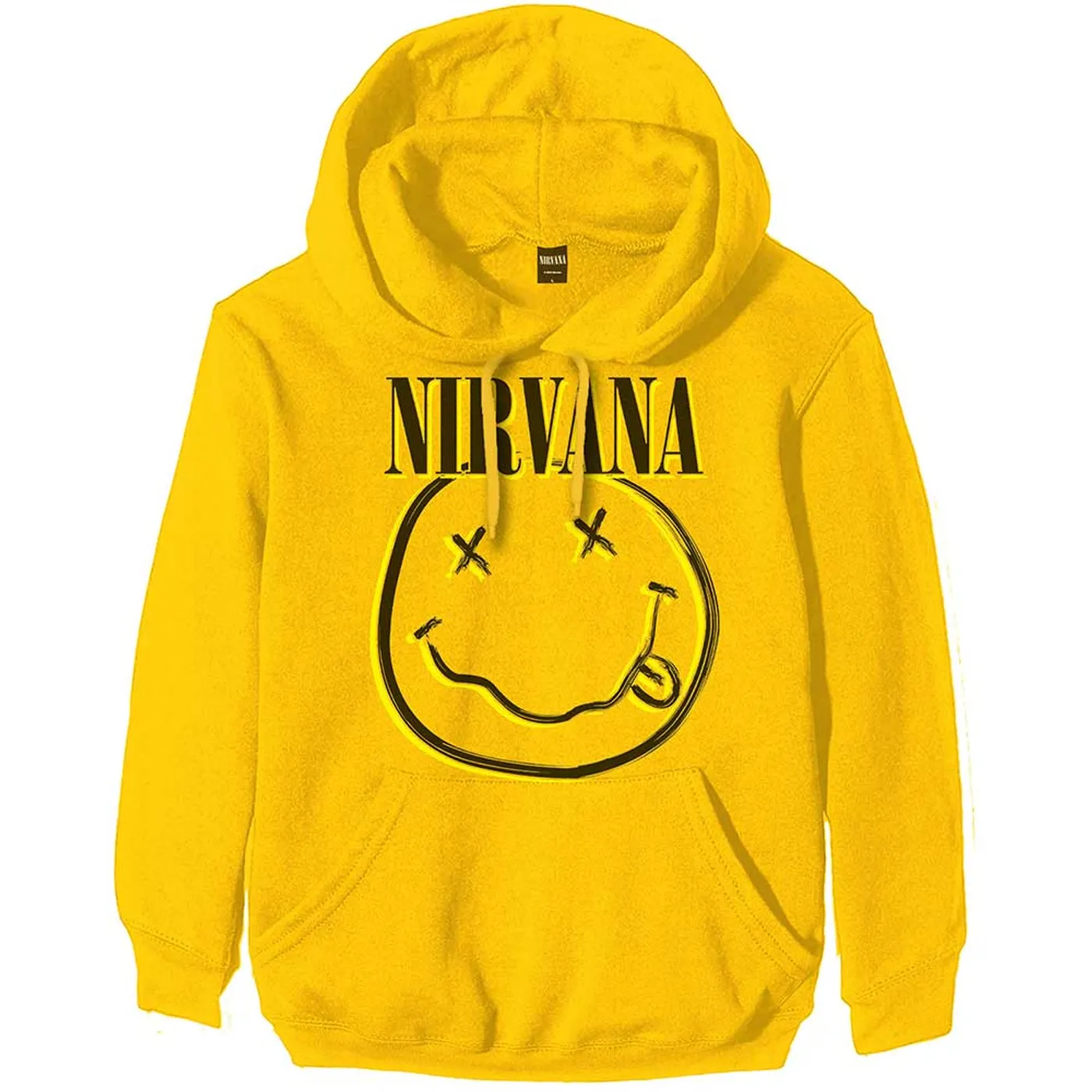 Nirvana Hoodie - Inverse Smiley (Yellow)