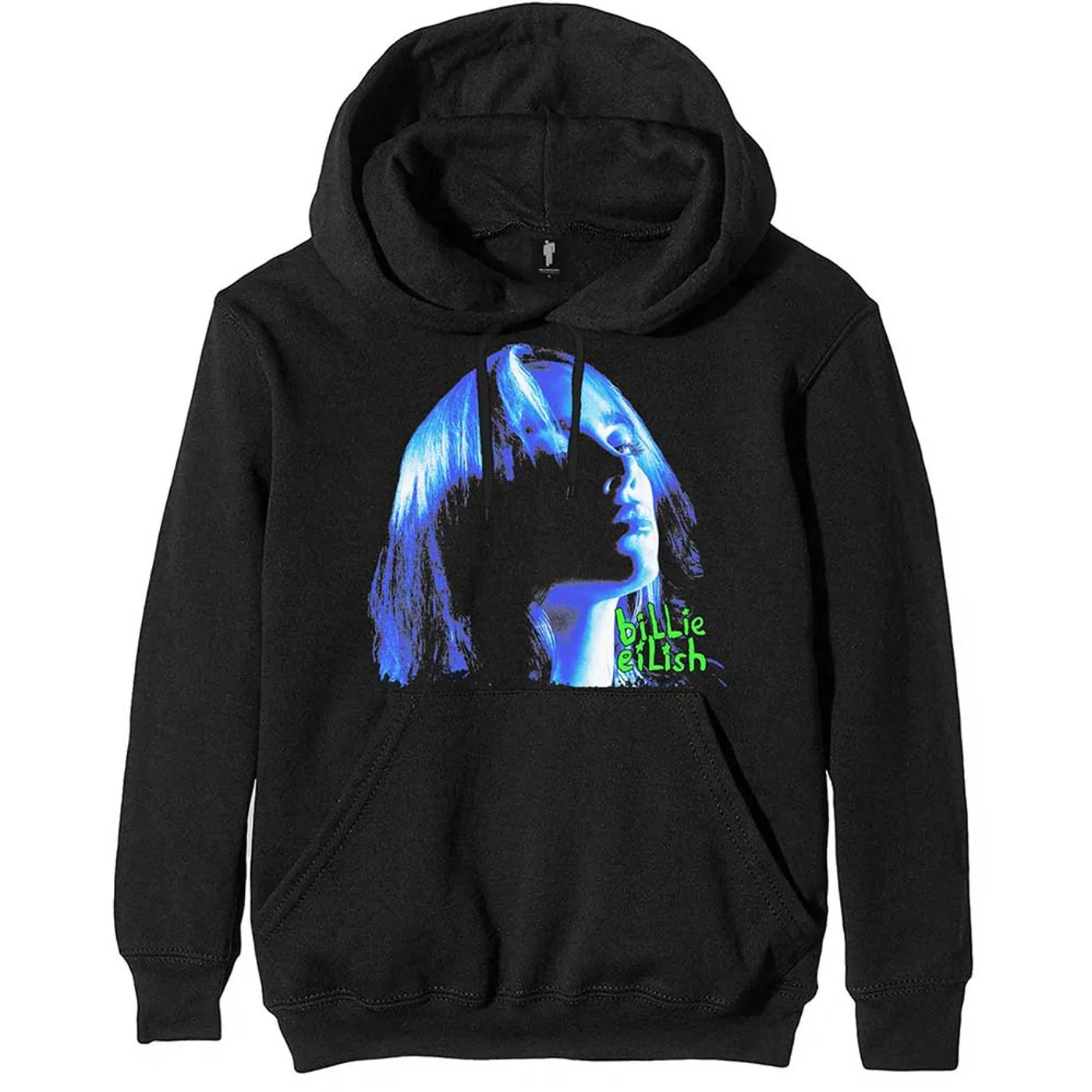 Billie Eilish Hoodie - Neon Shadow Blue