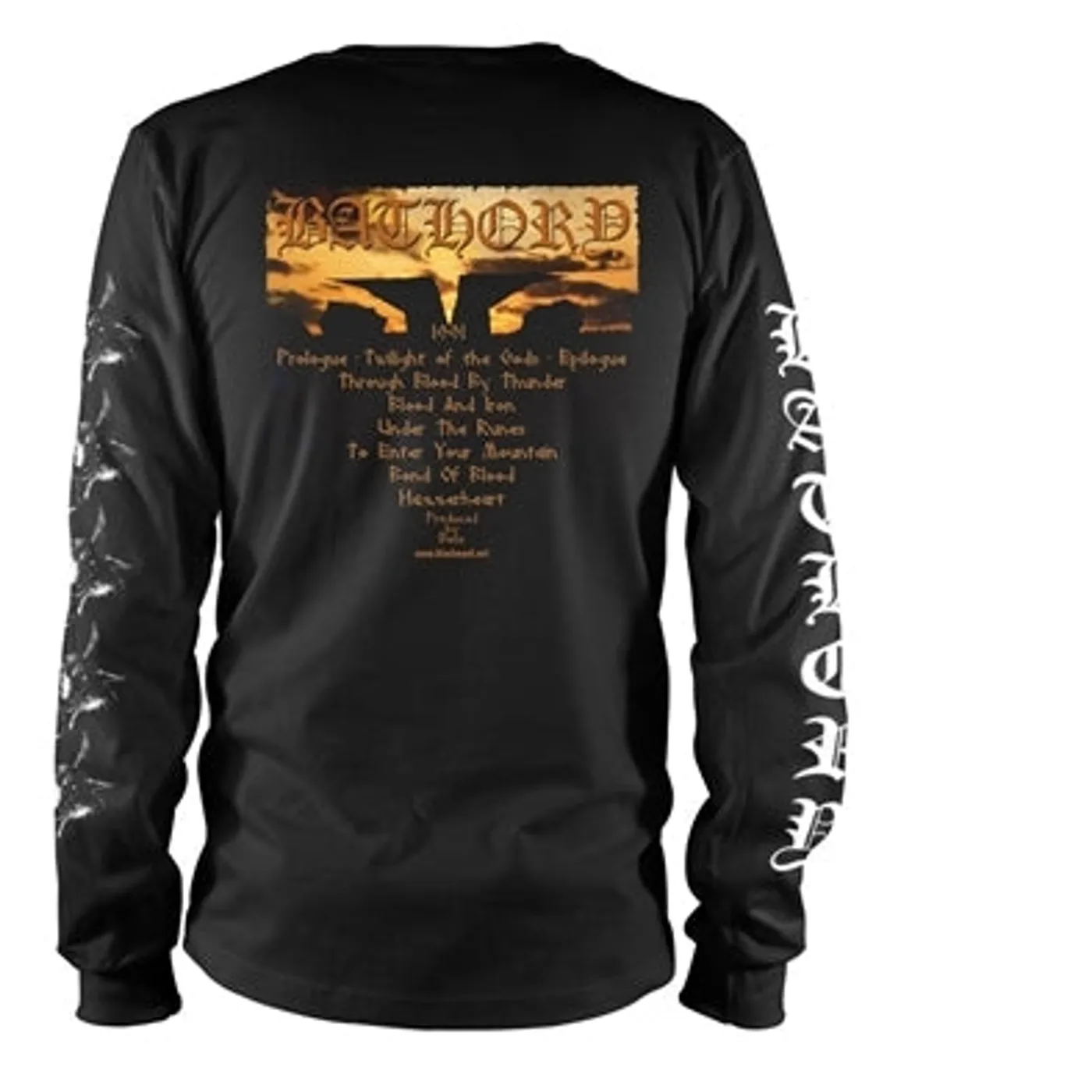 Bathory Long Sleeve T Shirt - Twilight Of The Gods