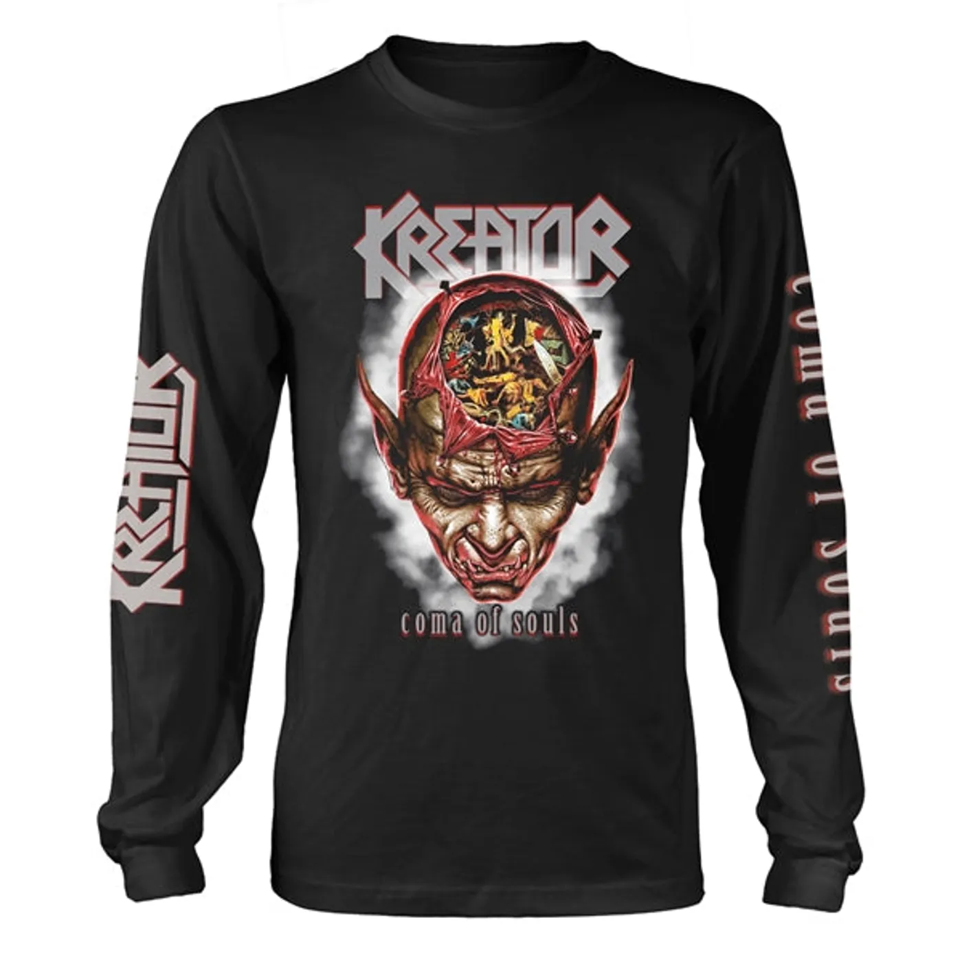 Kreator Long Sleeve T Shirt - Coma Of Souls