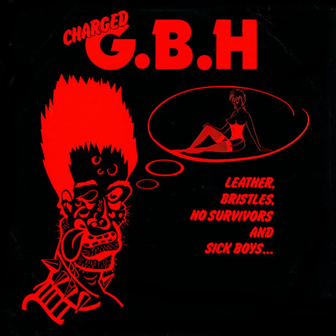 G.B.H. LP Vinyl Record - Leather Bristles No Survivors And Sick Boys