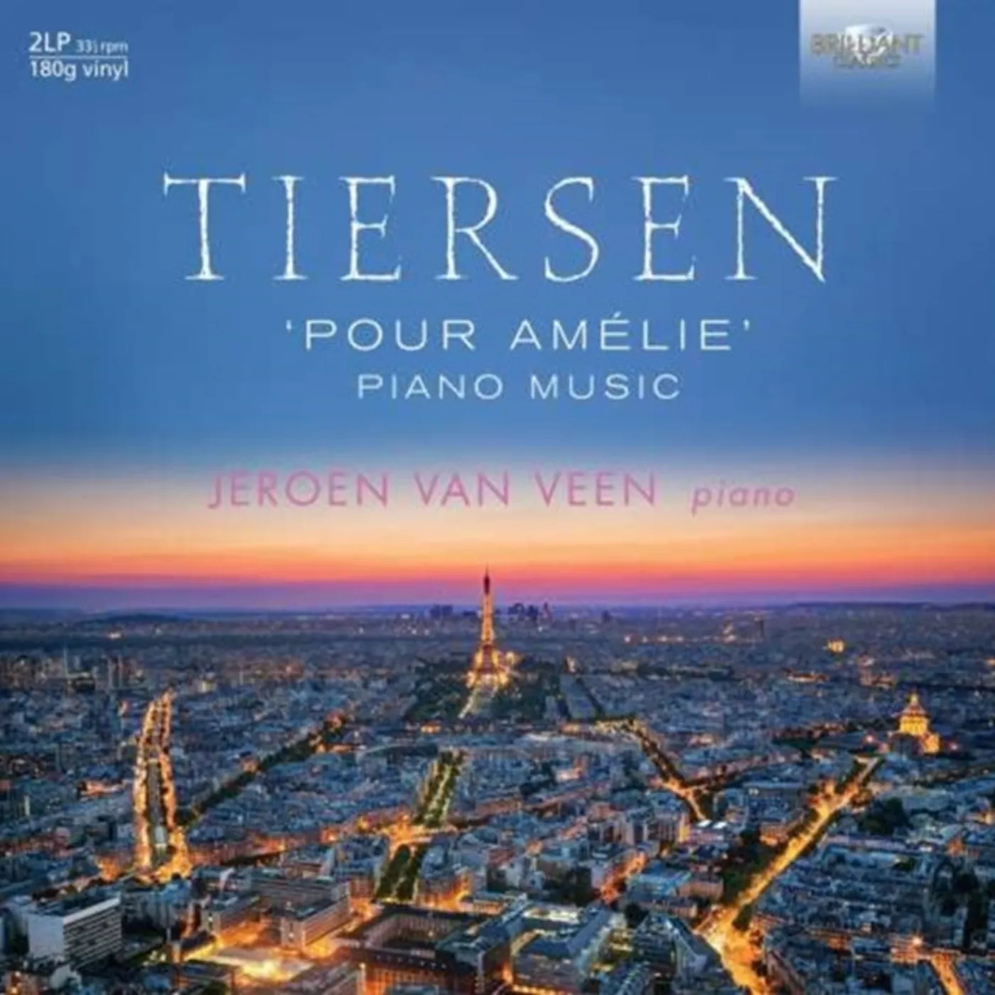 Jeroen Van Veen LP Vinyl Record - Tiersen: Piano Music