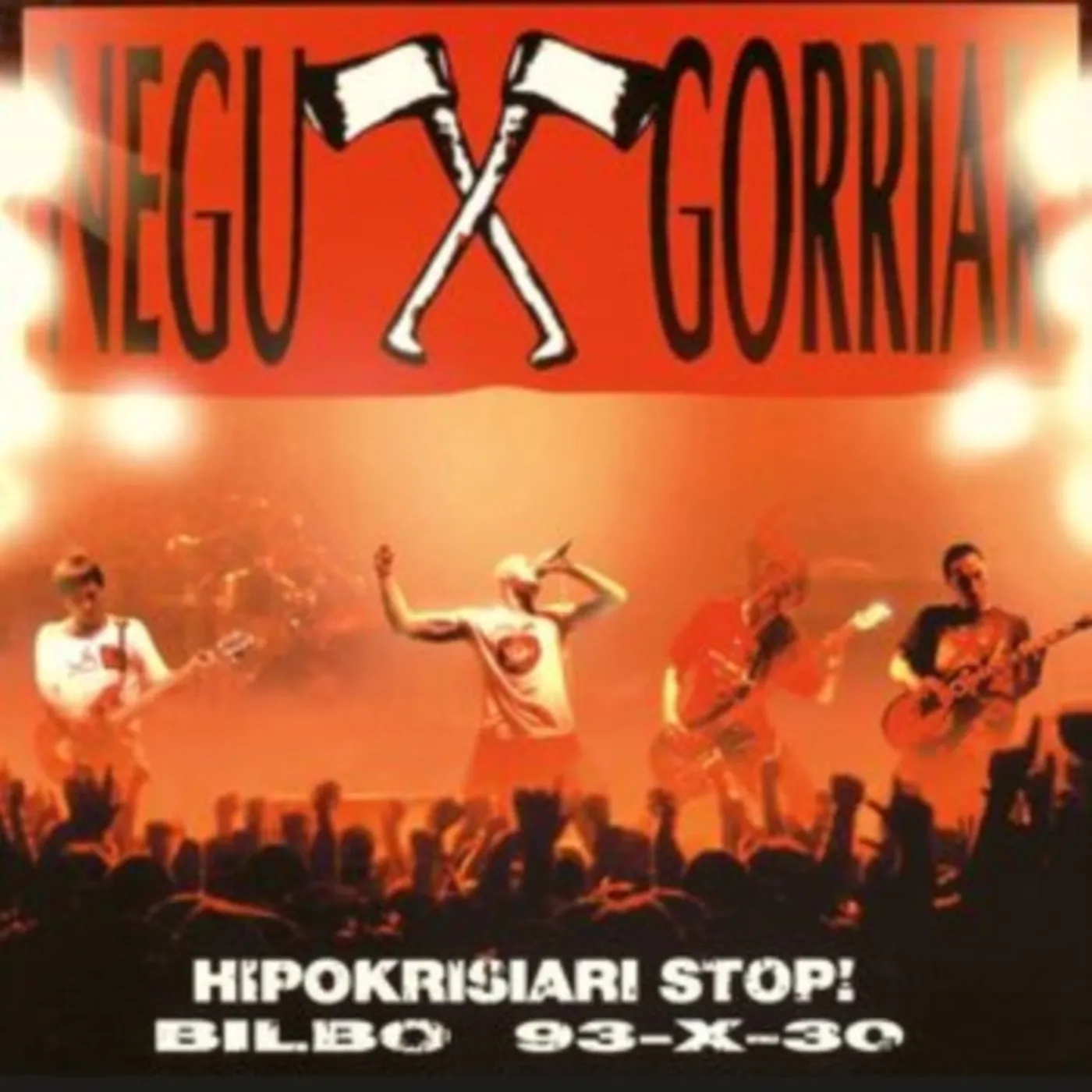 Negu Gorriak LP Vinyl Record - Hipokrisiari Stop! Bilbo 93-X-30
