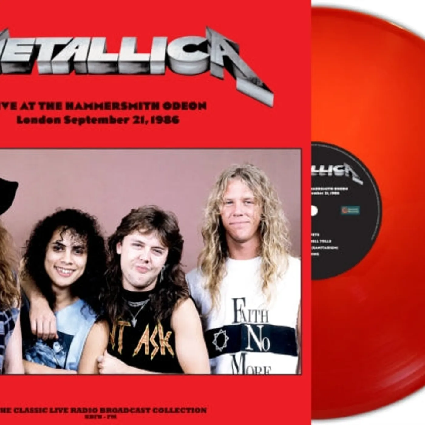Metallica LP Vinyl Record - Live At The Hammersmith Odeon London 21th September 19 86 (Coloured Vinyl)