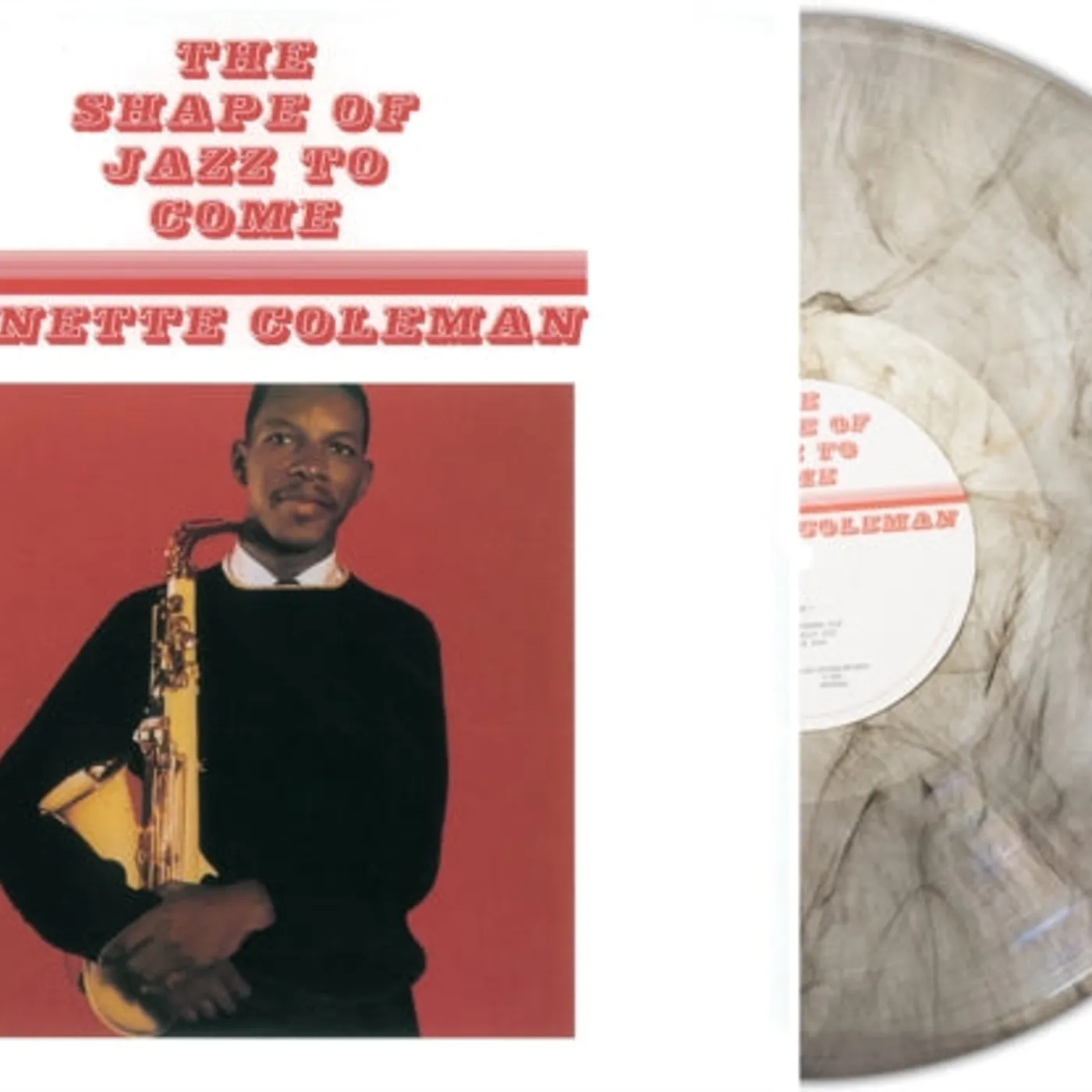 Ornette Coleman LP Vinyl Record - The Shape Of Jazz To Come (Crystal Clear/Black Marble Vinyl)