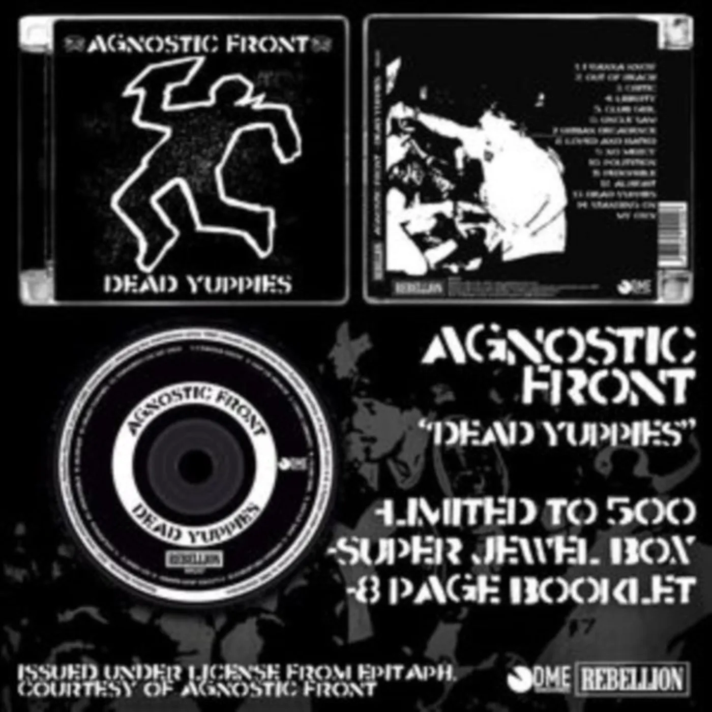 Agnostic Front CD - Dead Yuppies