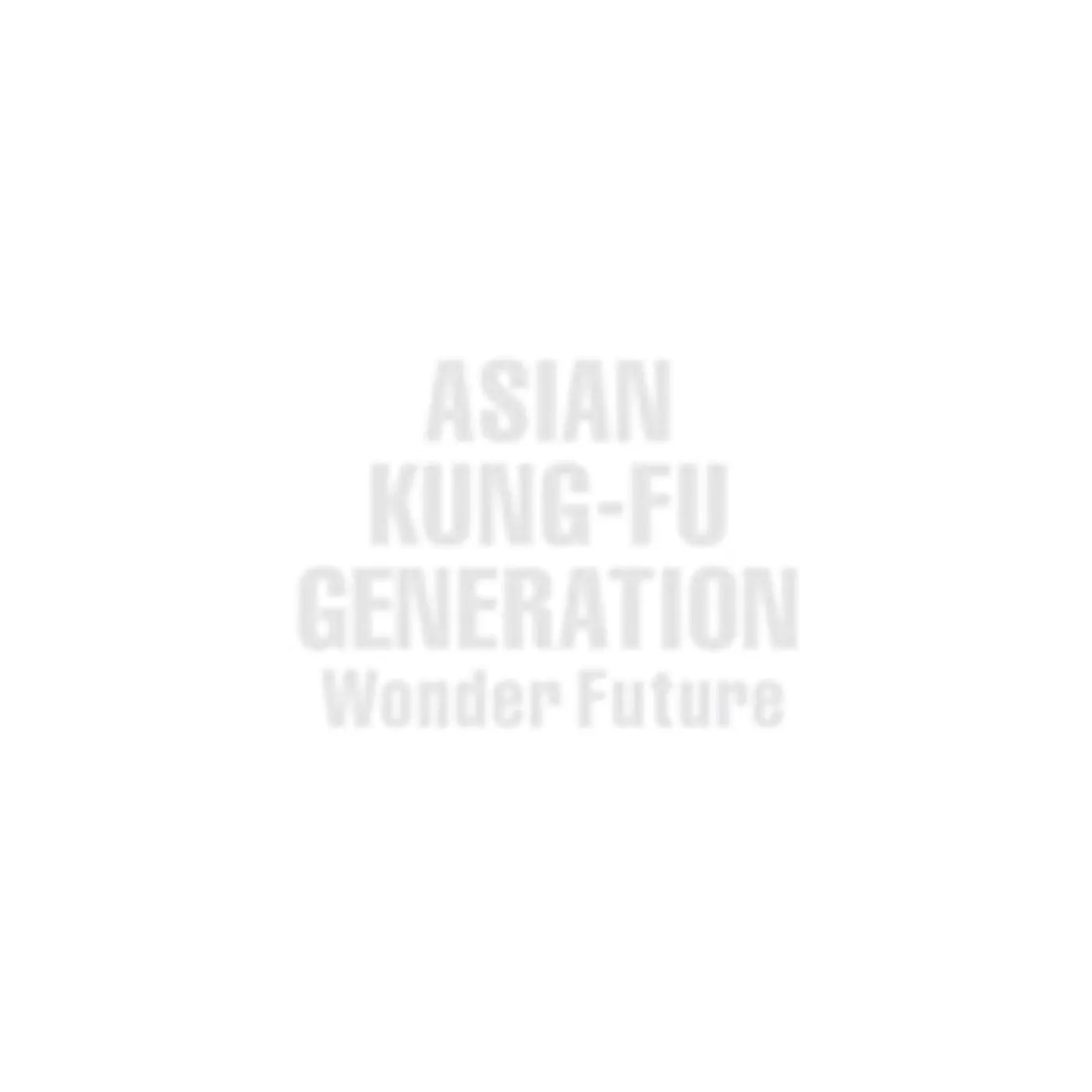 Asian Kung-Fu Generation CD - Wonder Future