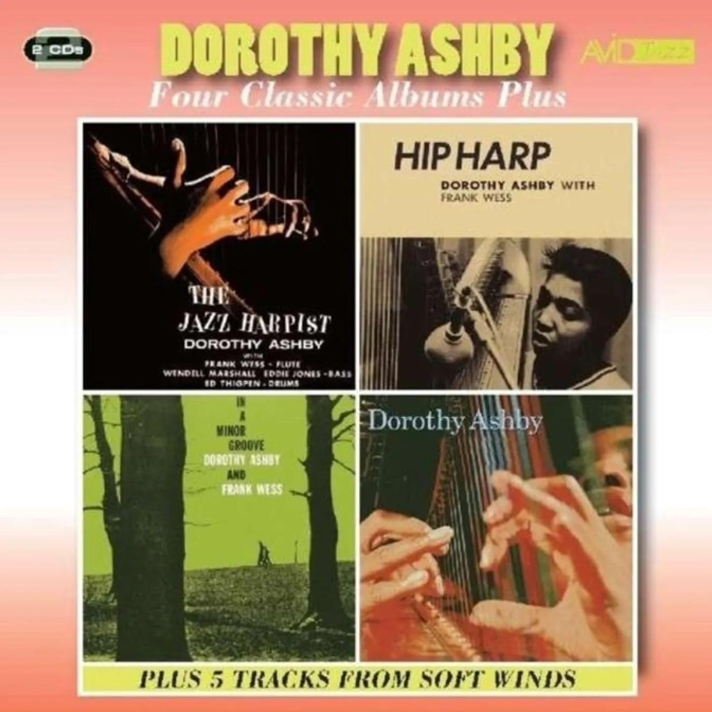Dorothy Ashby CD - Four Classic Albums Plus (Jazz Harpist / Hip Harp / In A Minor Groove / Dorothy Ashby)