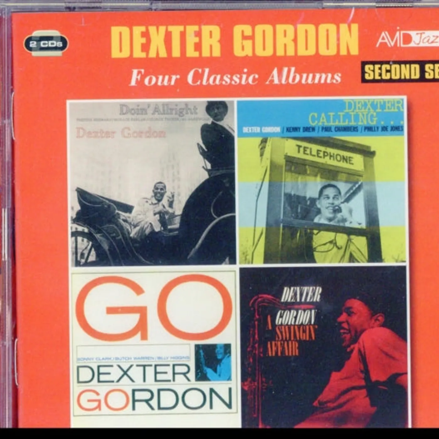 Dexter Gordon CD - Four Classic Albums (Doin' Allright / Dexter Calling / Go / A Swingin' Affair)