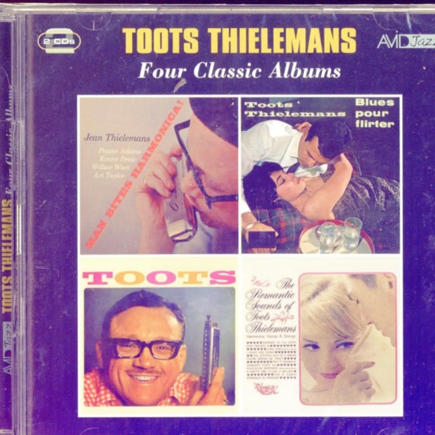 Toots Thielemans CD - Four Classic Albums (Man Bites Harmonica / Blues Pour Flirter / Toots Thielemans / The Romantic Sounds Of Toots Thielemans)