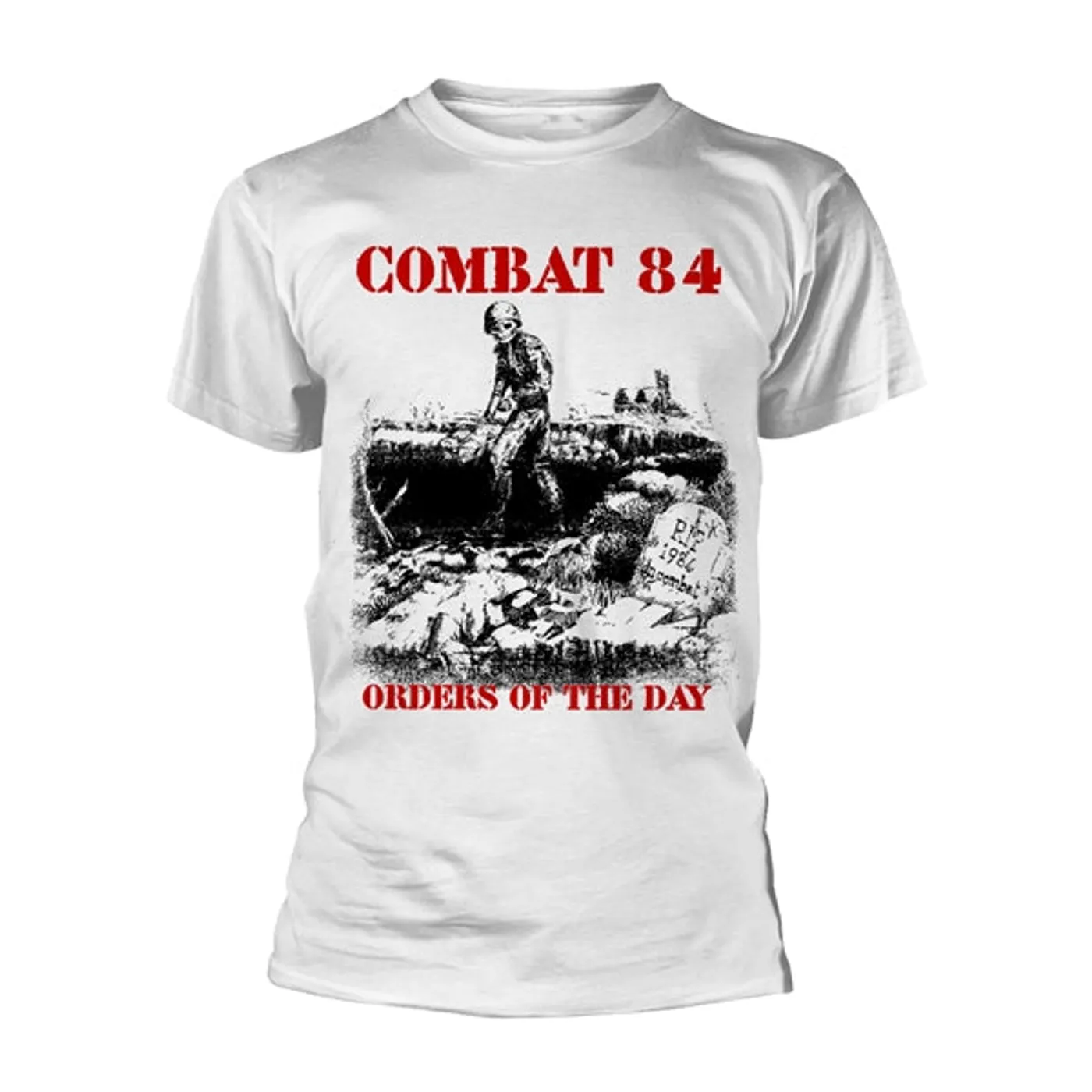 Combat 84 T Shirt - Orders Of The Day (White)