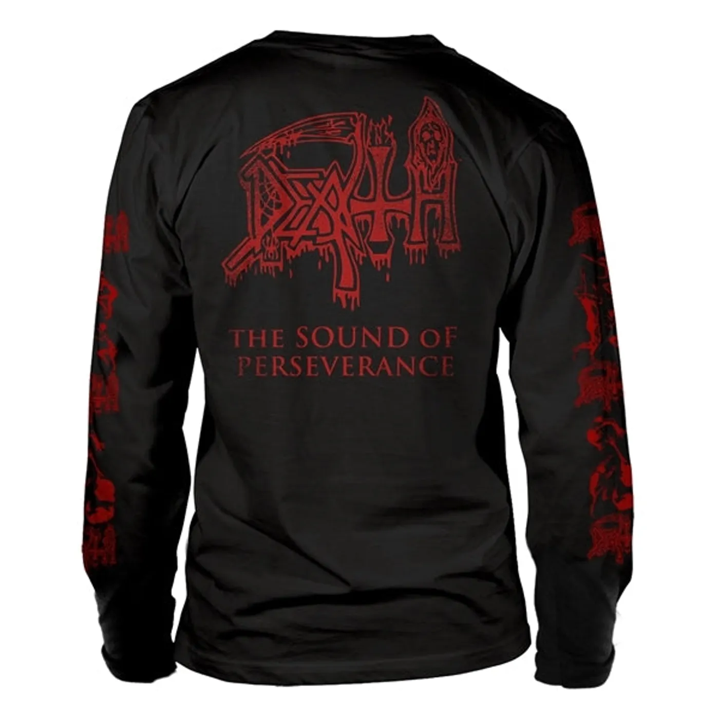 Death Long Sleeve T Shirt - The Sound Of Perseverance