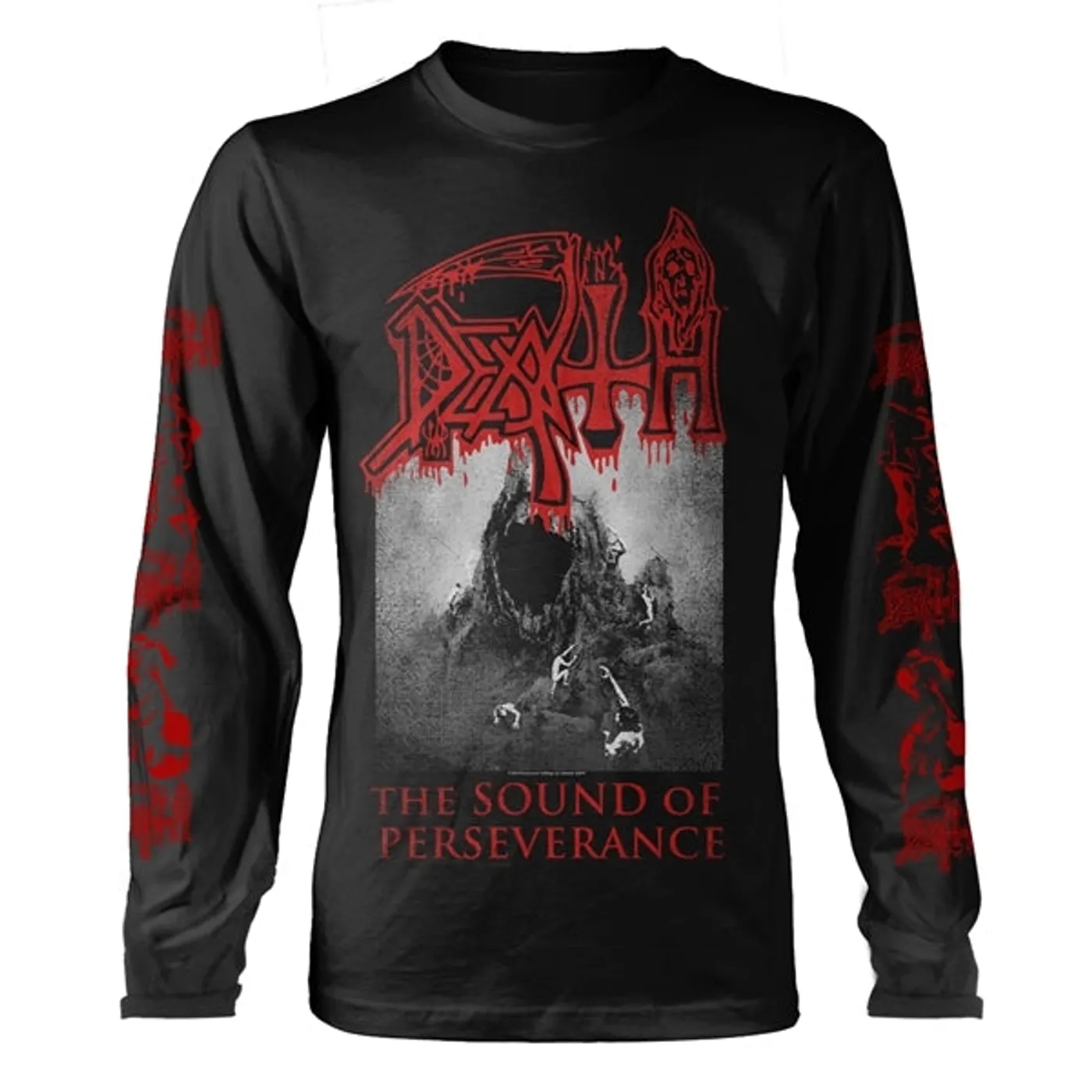 Death Long Sleeve T Shirt - The Sound Of Perseverance