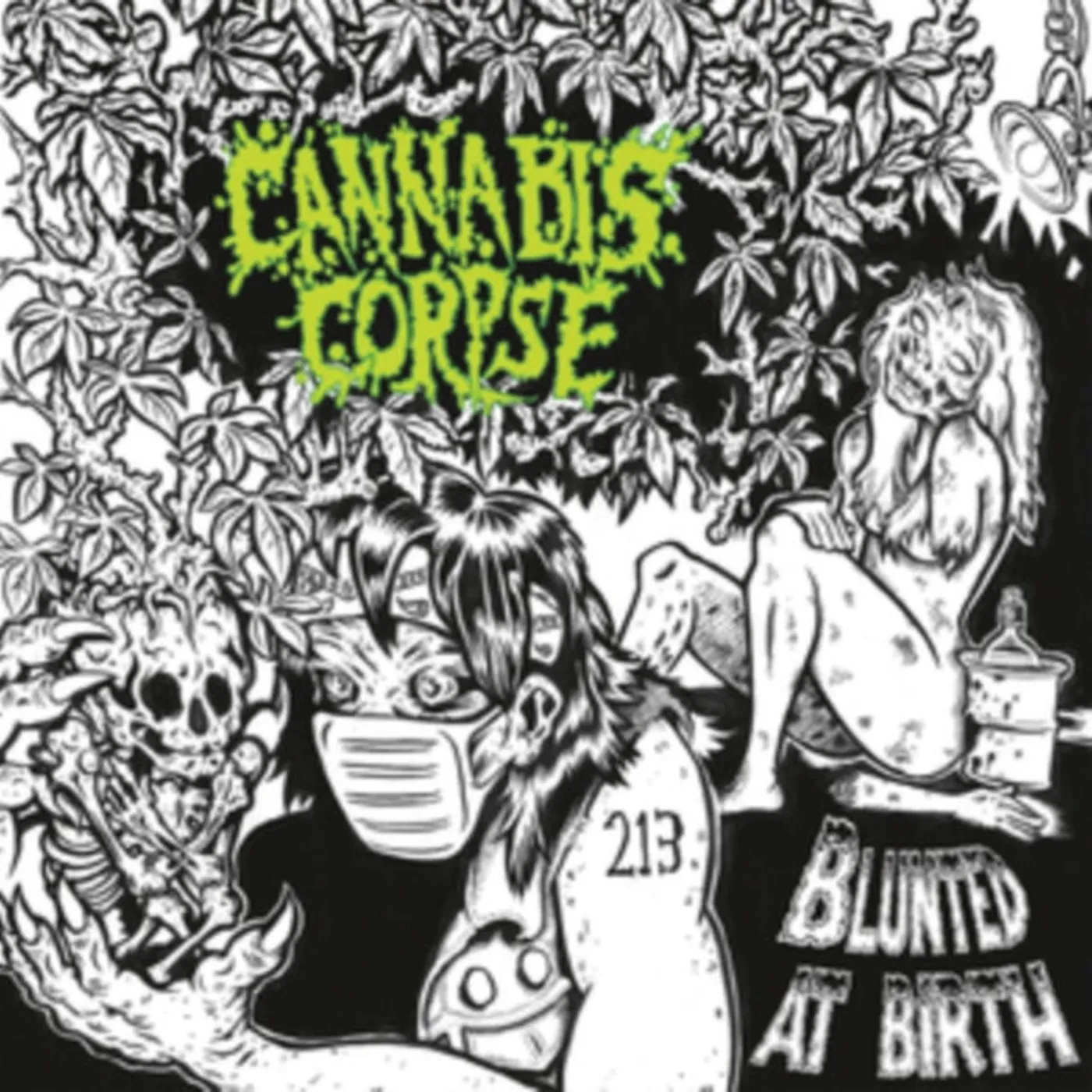 Cannabis Corpse LP - Blunted At Birth (Re-Issue) (Vinyl)