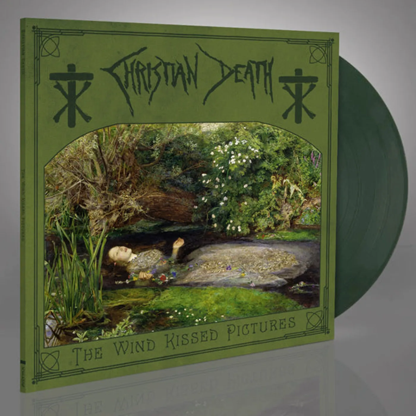 Christian Death LP - The Wind Kissed Pictures - 2021 Edition (Dark Green Vinyl)