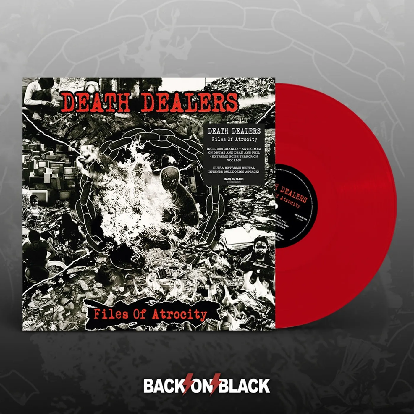Death Dealers LP - Files Of Atrocity (Red Vinyl)