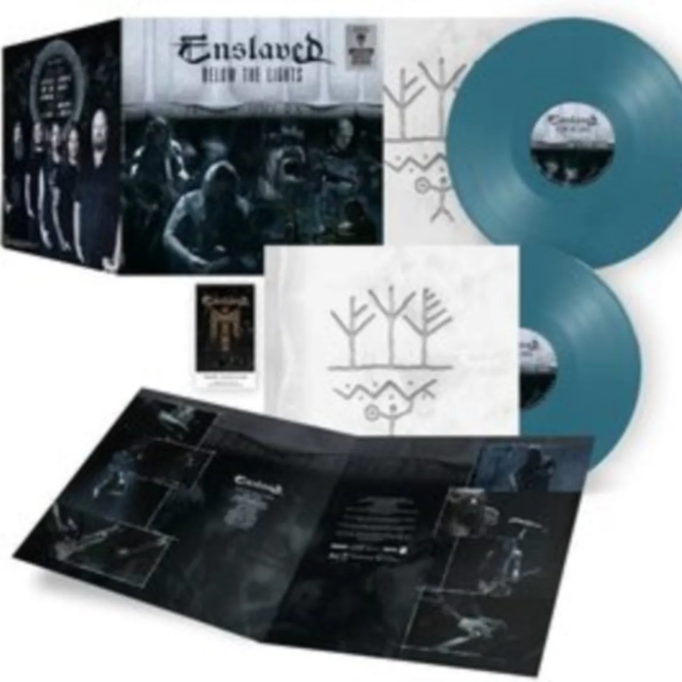Enslaved LP - Below The Lights (Cinematic Tour 2020) (Aqua Blue Vinyl)