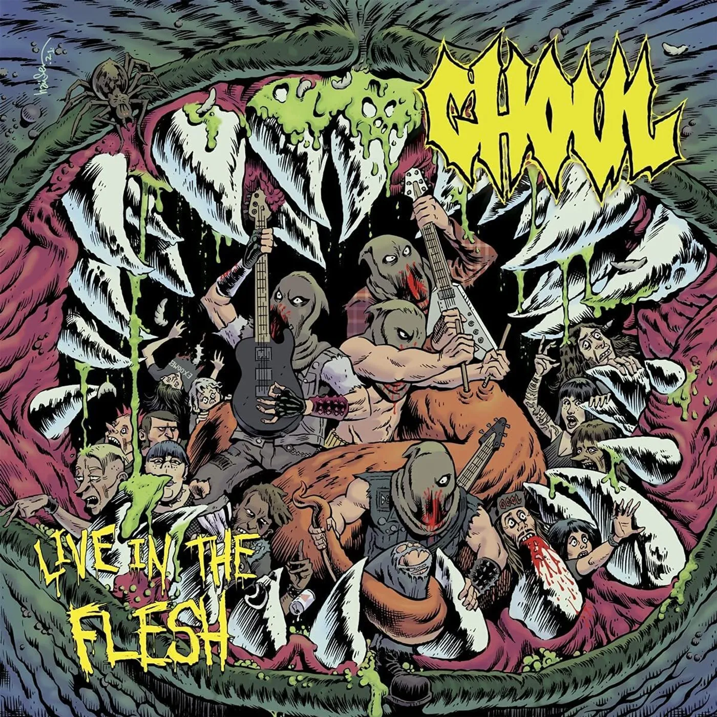 Ghoul LP - Live In The Flesh (Blue Vinyl)
