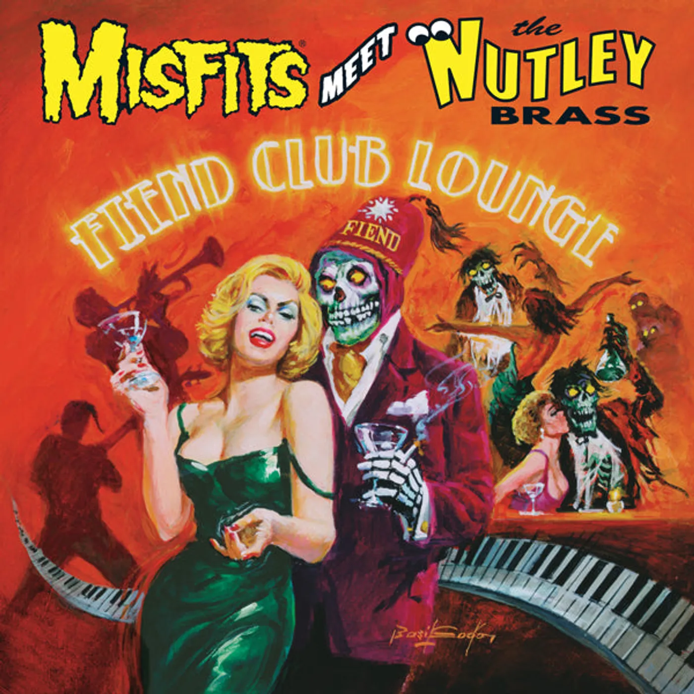 Misfits Meet The Nutley Brass LP - Fiend Club Lounge (Vinyl)