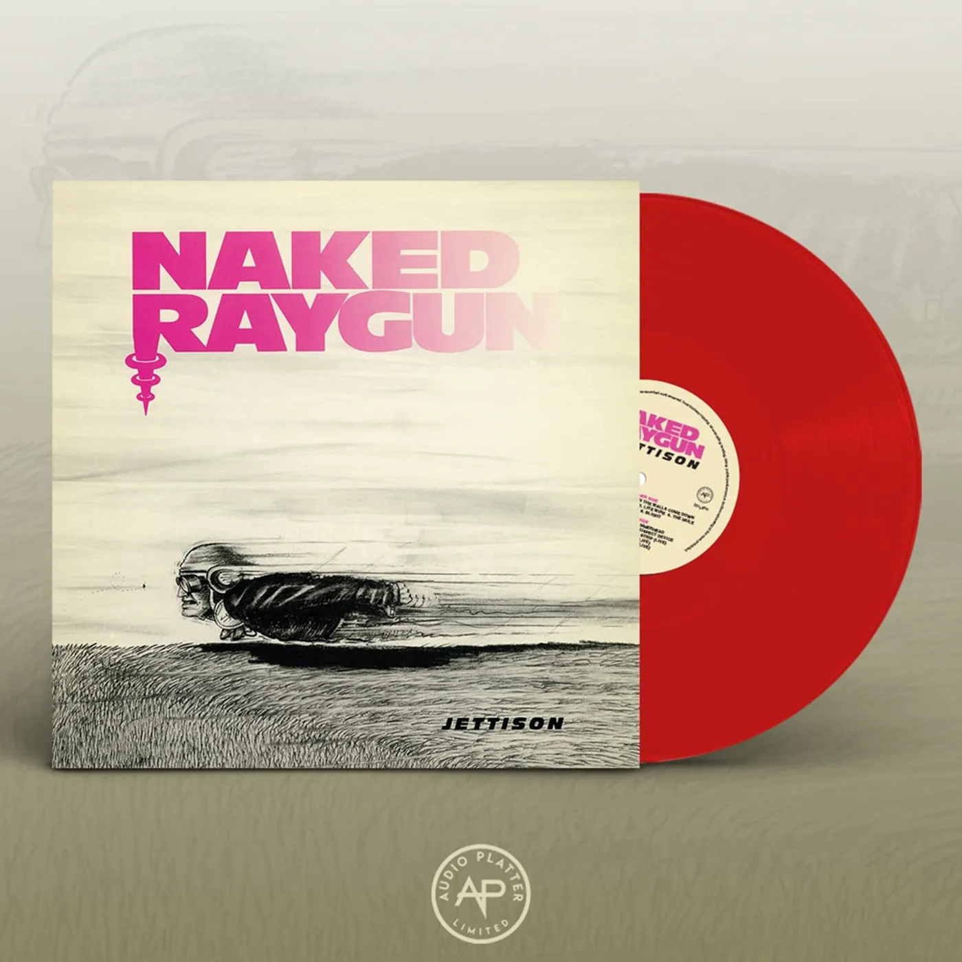 Naked Raygun LP - Jettison (Transparent Red Vinyl)