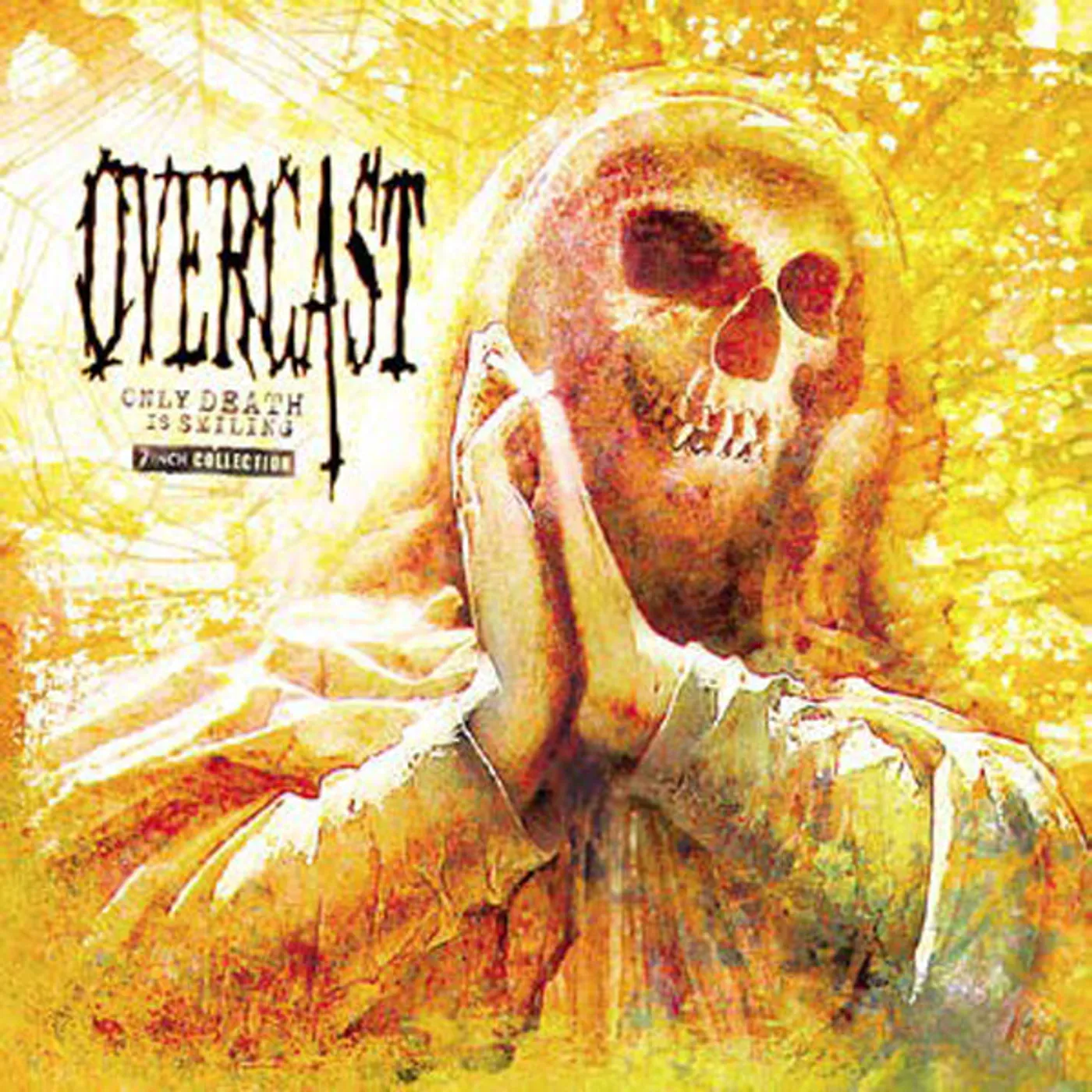 Overcast LP - Only Death Is Smiling (Red W/Black Splatter) (Vinyl)
