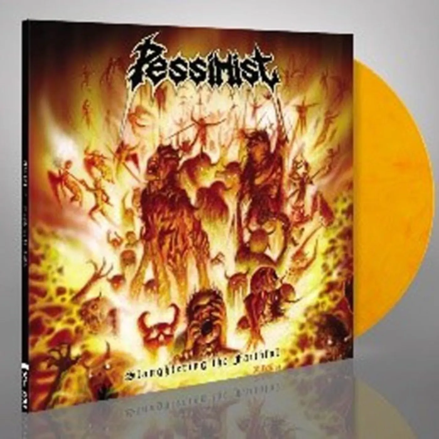 Pessimist LP - Slaughtering The Faithful (Yellow Flame Vinyl)