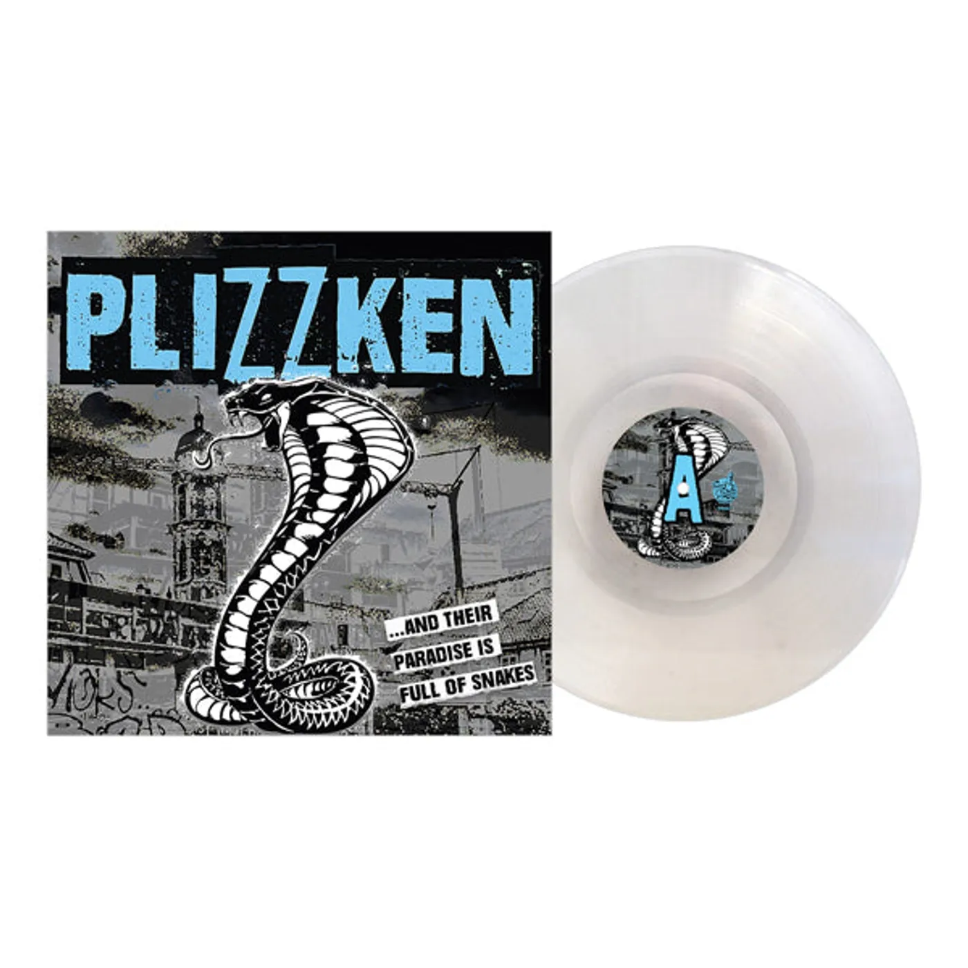 Plizzken LP - ...And Their Paradise Is Full Of Snakes (Plastic Head Exclusive Clear Vinyl)
