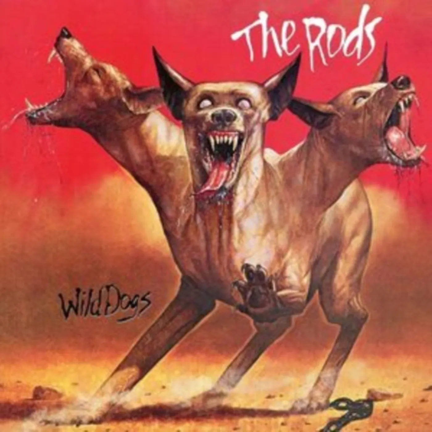 The Rods LP - Wild Dogs (Fire Splatter Vinyl)