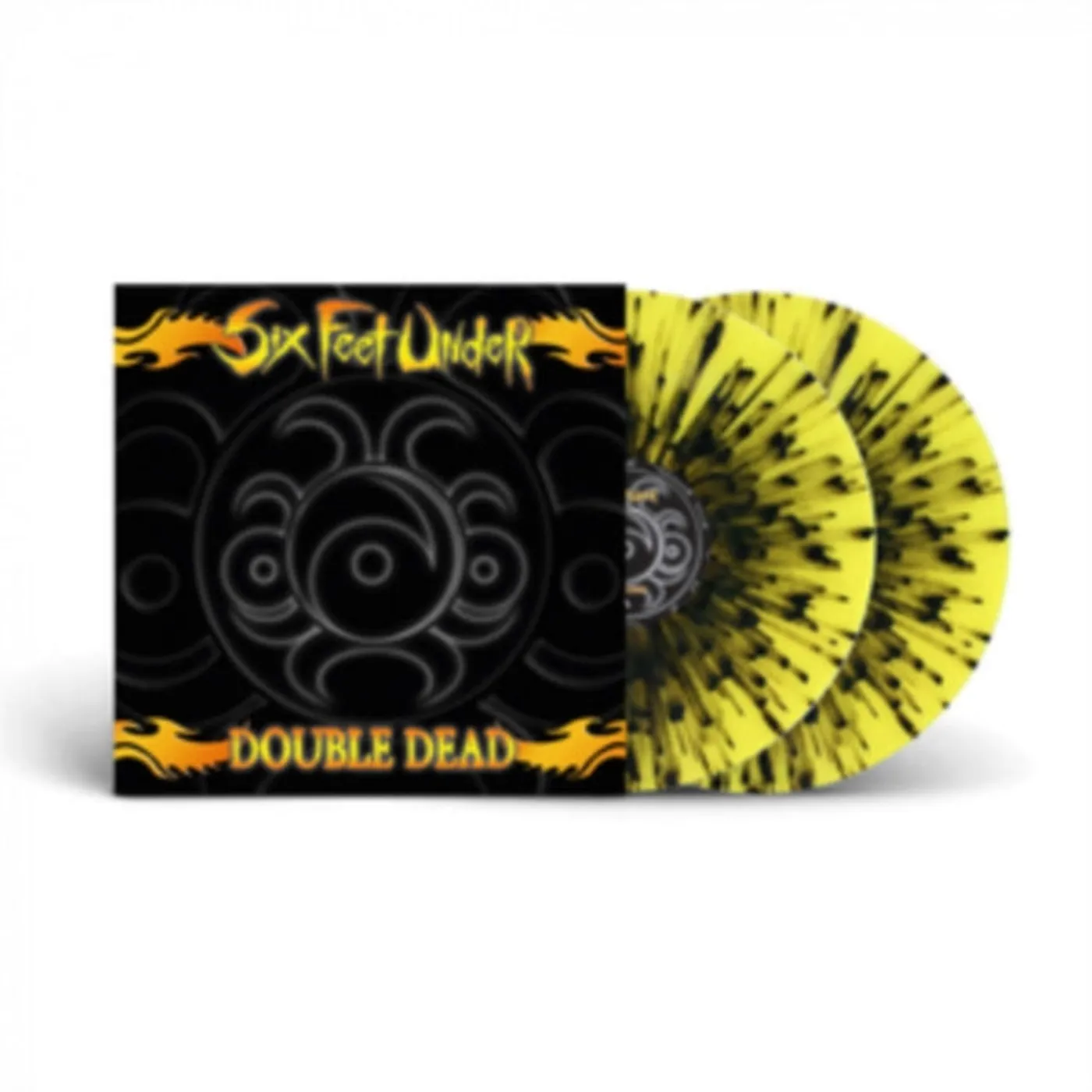 Six Feet Under LP - Double Dead Redux (Yellow / Black Splatter Vinyl)