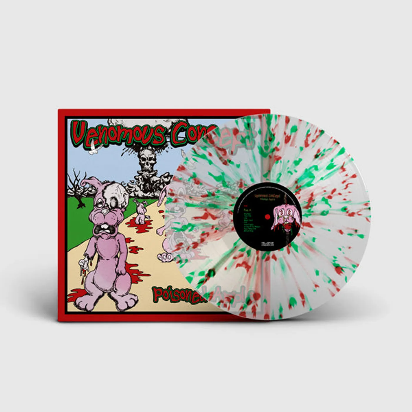 Venomous Concept LP - Poisoned Apple (Clear/Red/Green Splatter Vinyl)
