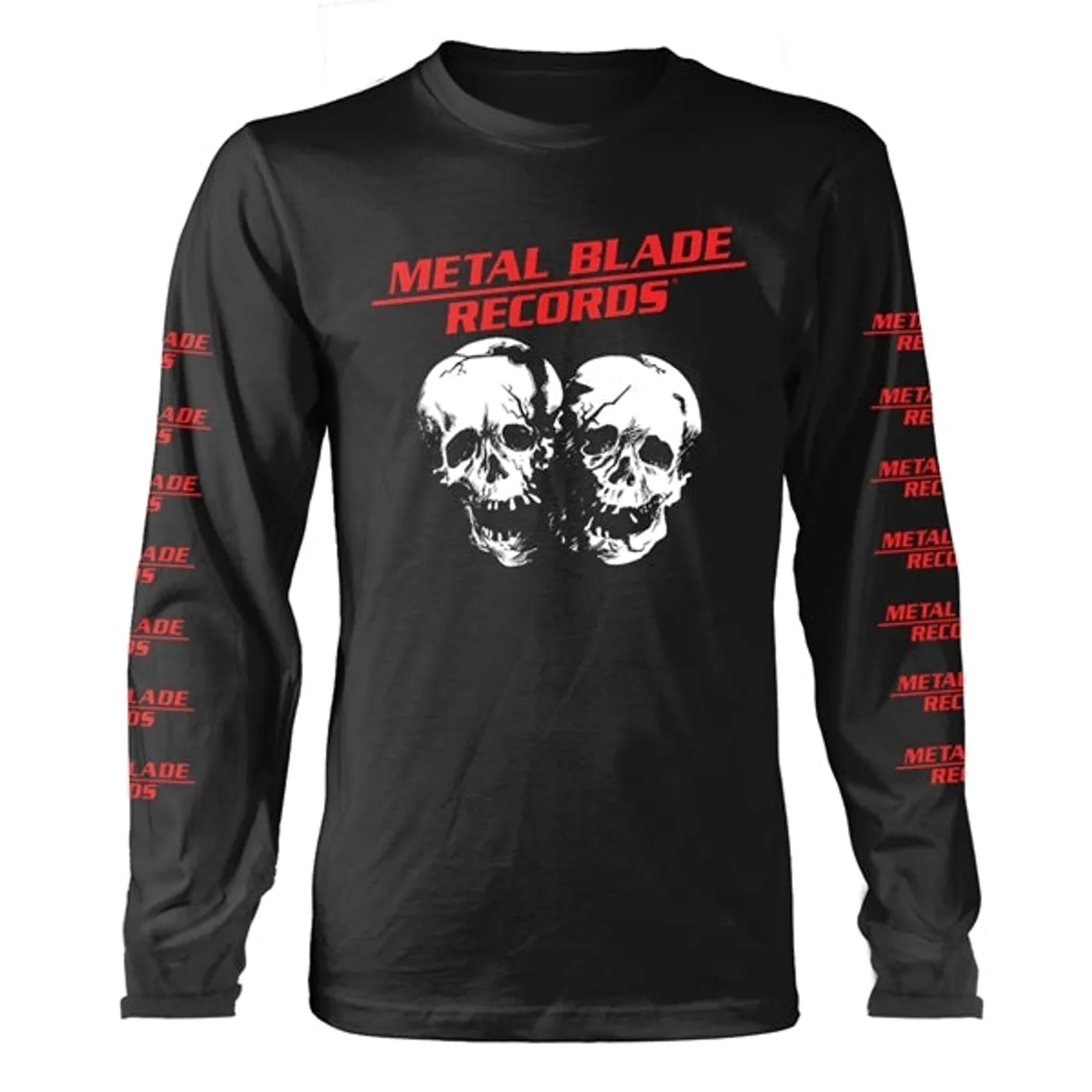 Metal Blade Records Long Sleeve T Shirt - Crushed Skulls