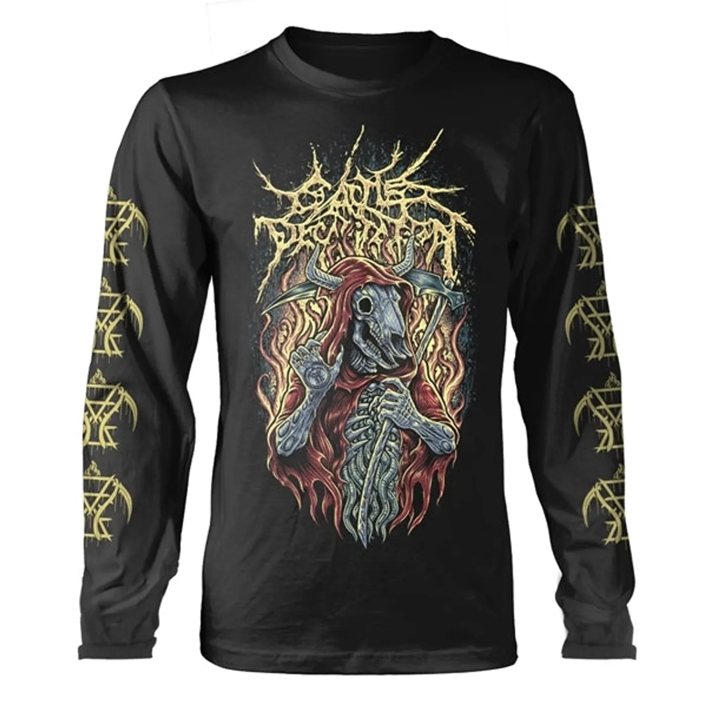 Cattle Decapitation Long Sleeve T Shirt - Reaper Ramirez