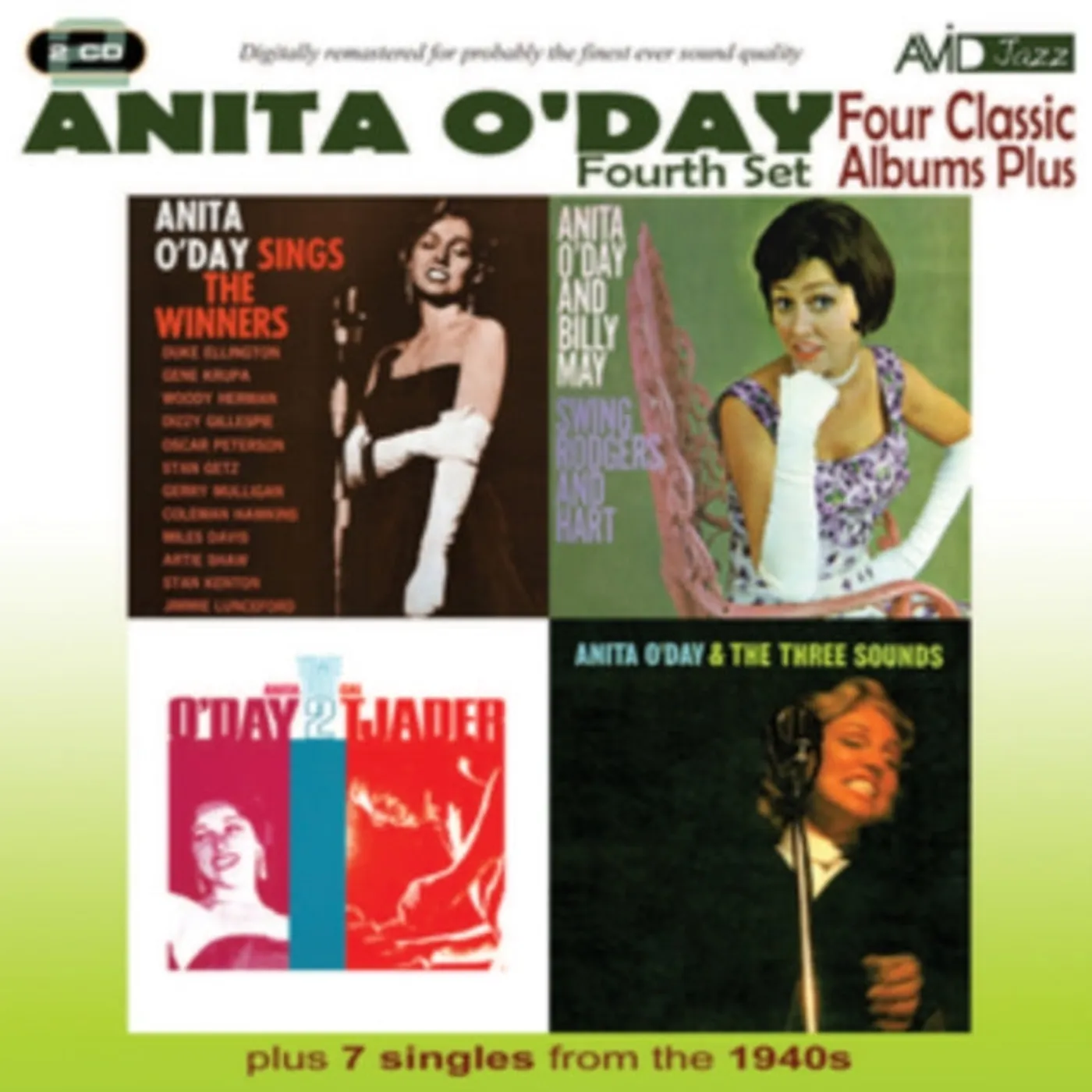 Anita O'day CD - Four Classic Albums Plus