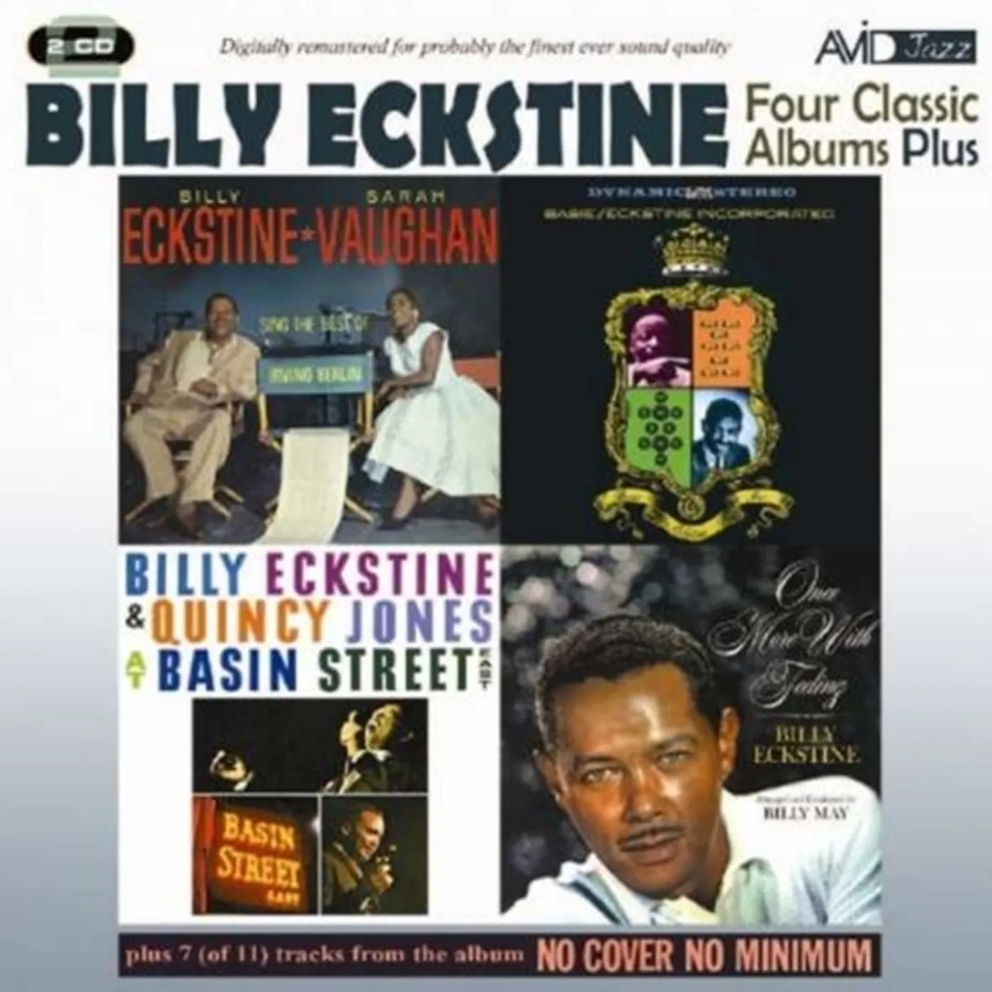 Billy Eckstine CD - Four Classic Albums Plus (Sarah Vaughan And Billy Eckstine Sing The Best Of Irving Berlin / Billy Eckstine & Quincy Jones At Basin Street East / Basie-Eckstine Incorporated / Once More With Feeling)