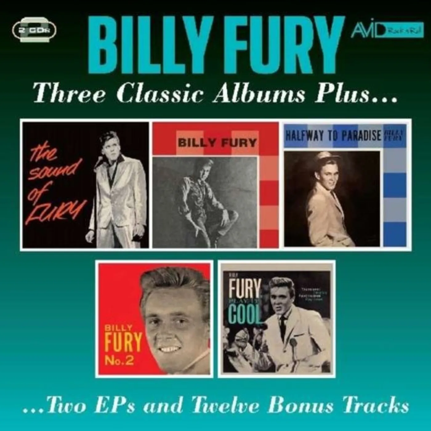 Billy Fury CD - Three Classic Albums Plus
