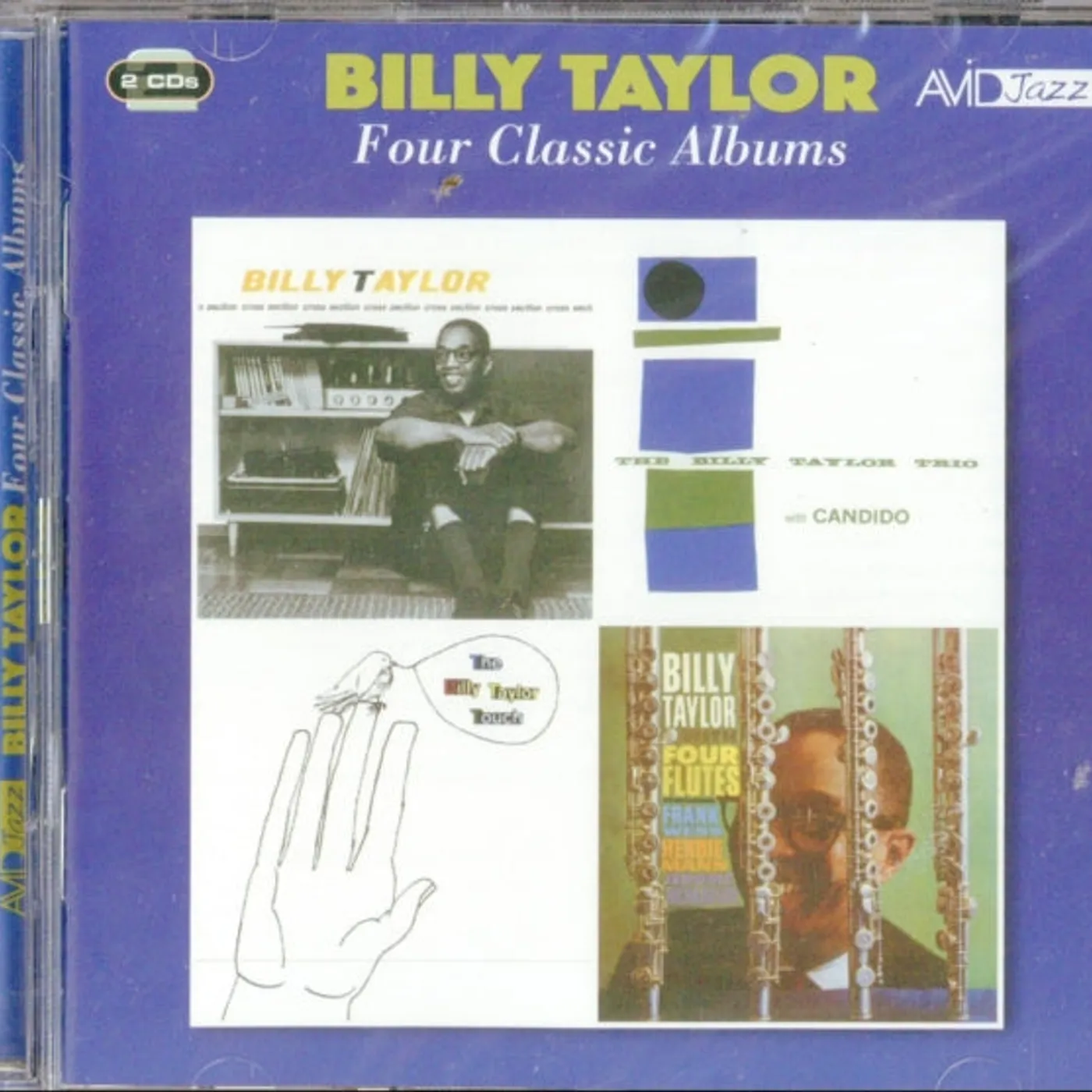Billy Taylor CD - Four Classic Albums (Cross Section / The Billy Taylor Trio With Candido / The Billy Taylor Touch / With Four Flutes