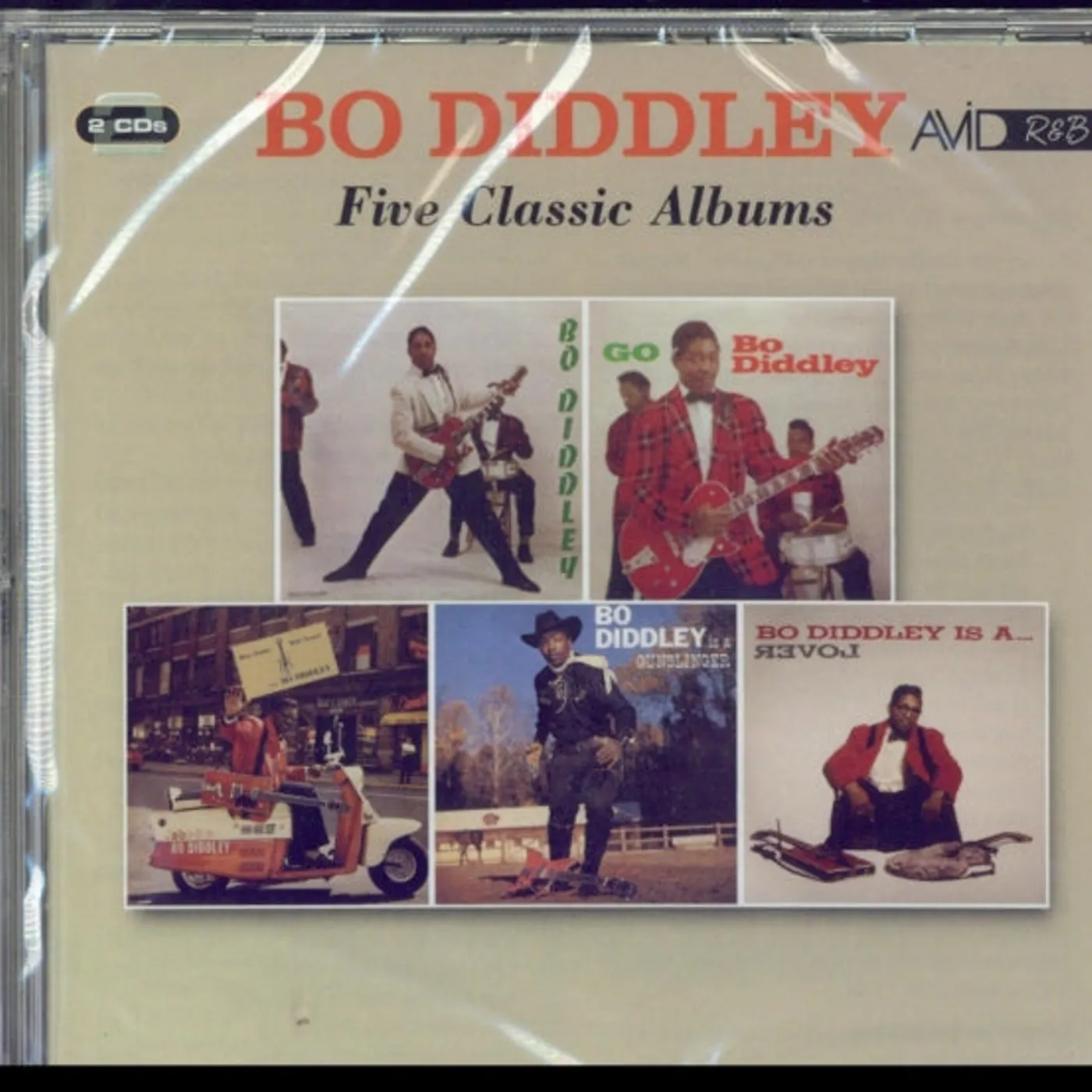 Bo Diddley CD - Five Classic Albums (Bo Diddley / Go Bo Diddley / Have Guitar Will Travel / Bo Diddley Is A Gunslinger / Bo Diddley Is A Lover)