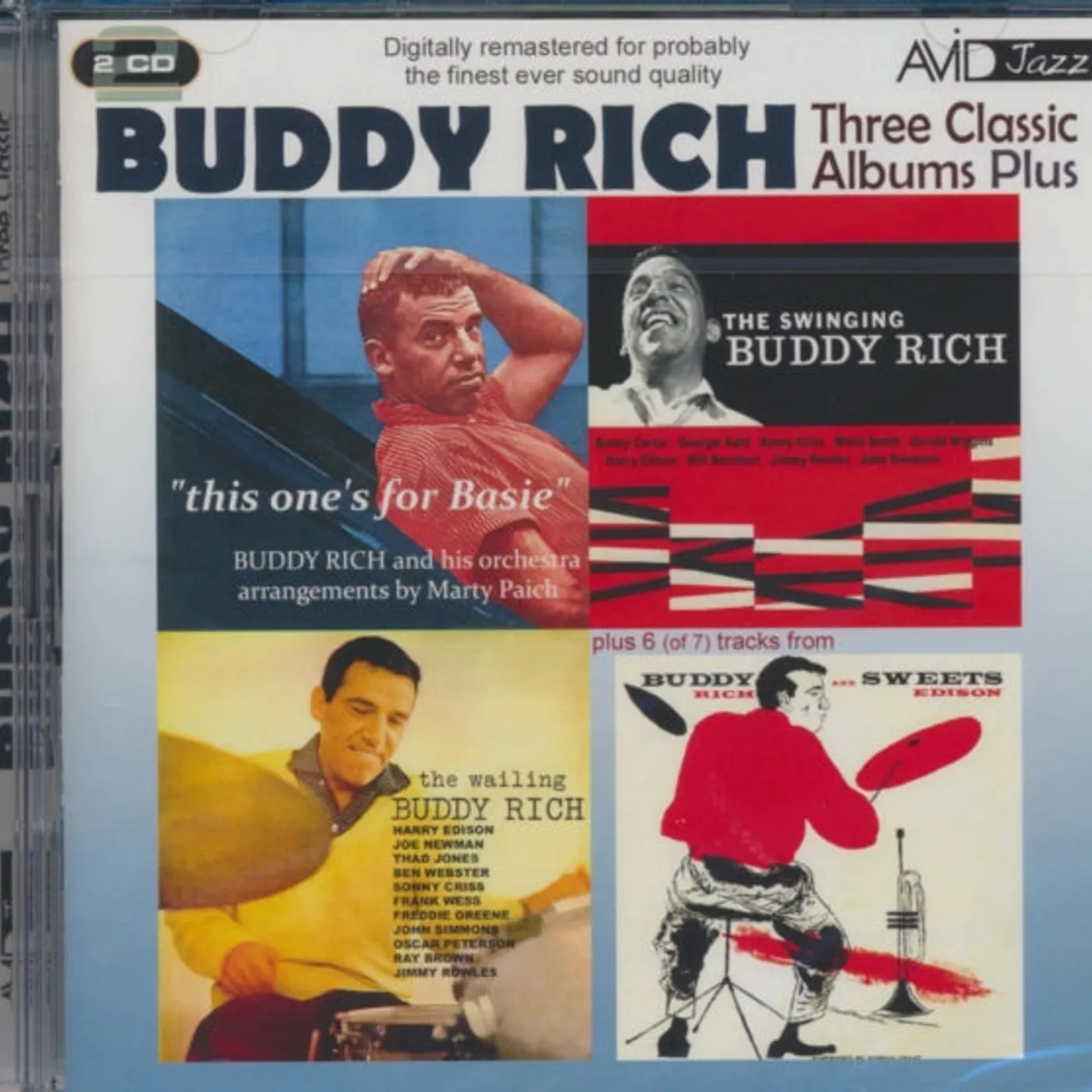 Buddy Rich CD - Three Classic Albums Plus (The Wailing Buddy Rich / The Swinging Buddy Rich / This One's For Basie)
