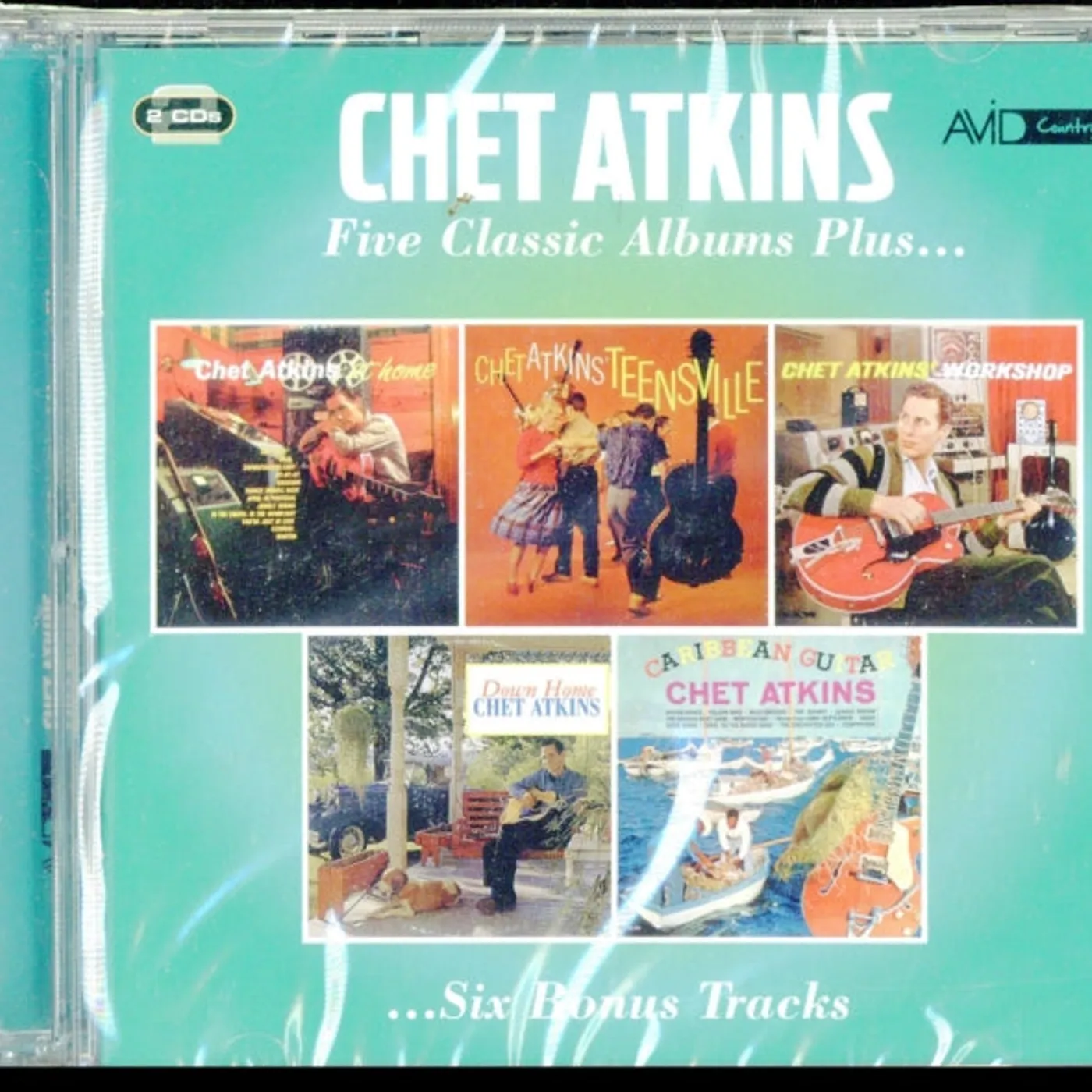 Chet Atkins CD - Five Classic Albums Plus